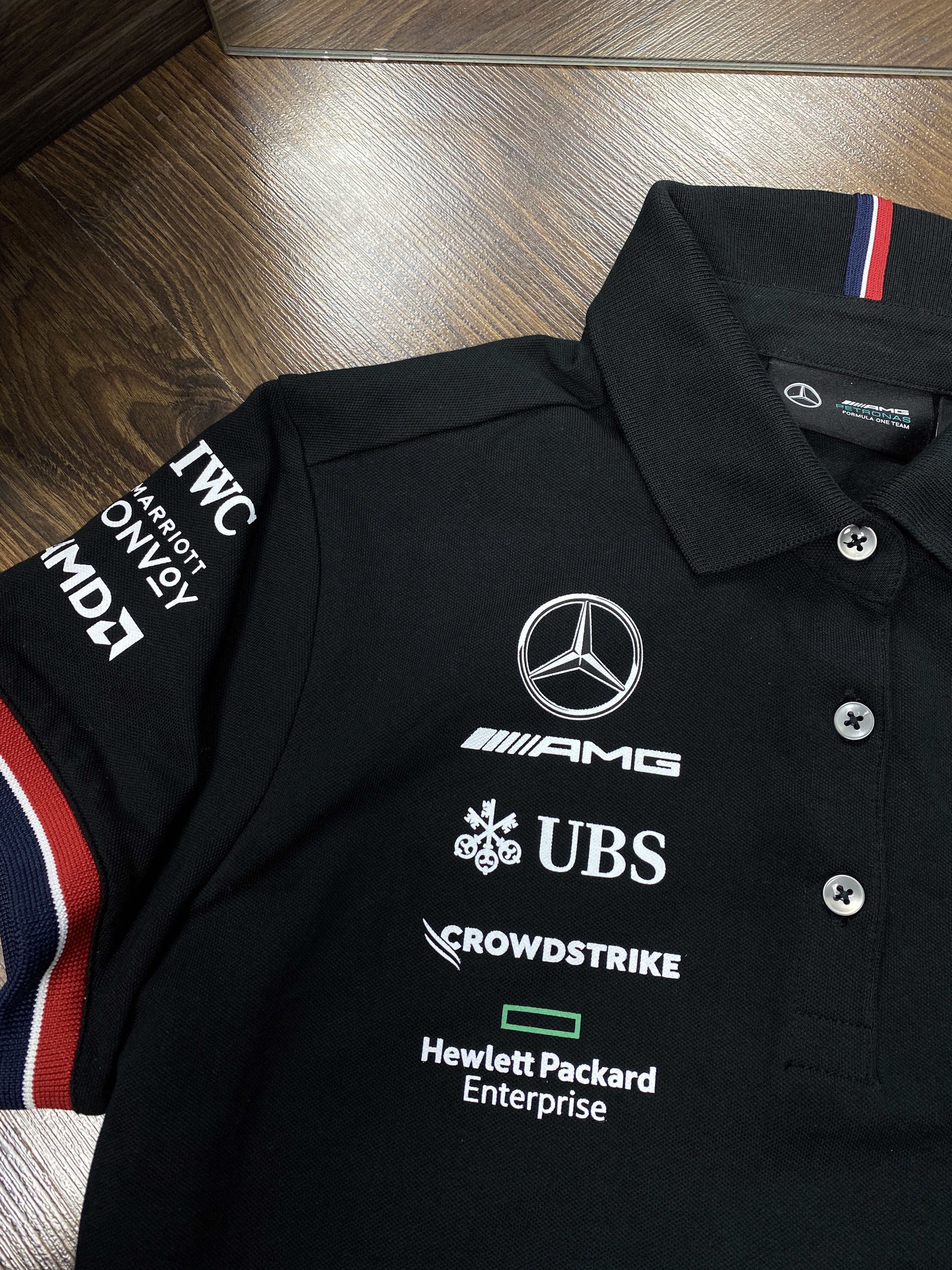 Mercedes-Benz × Vintage Mercedes Benz Petronas Formula 1 Team polo shirt Size L / US 10 / IT 46 - 3 Thumbnail