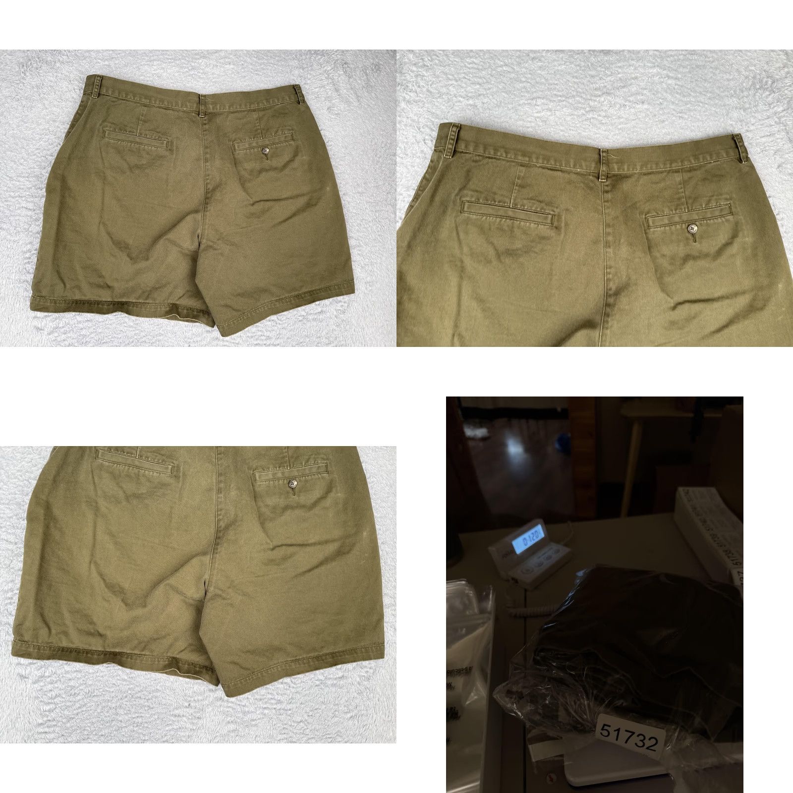 Ralph Lauren VINTAGE Lauren Ralph Lauren Shorts Womens 16 Green Khaki Chino Cotton Walking Casual Shirt Mens Girls? Size 38" / US 16 / IT 52 - 9 Thumbnail