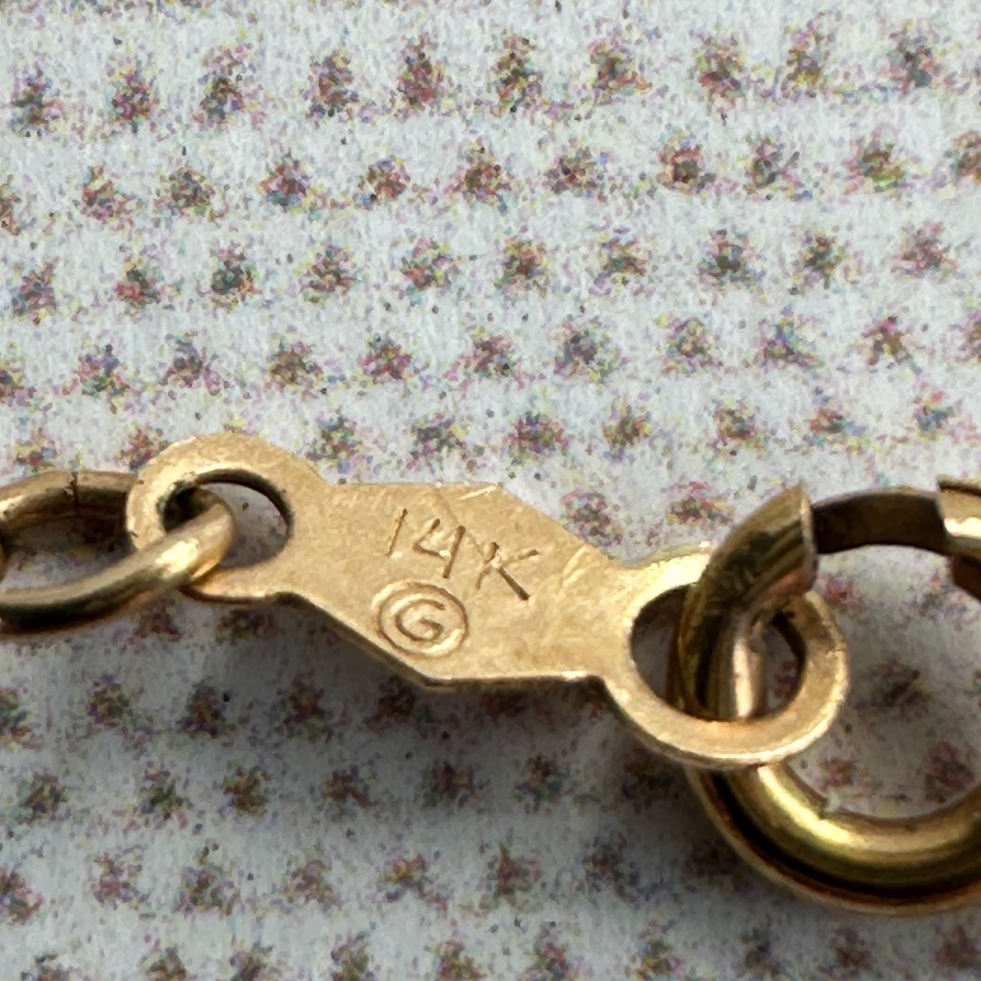 Other 14K Gold Esposito Jewelry Co.Pendant Necklace with Green Gla Size ONE SIZE - 8 Thumbnail