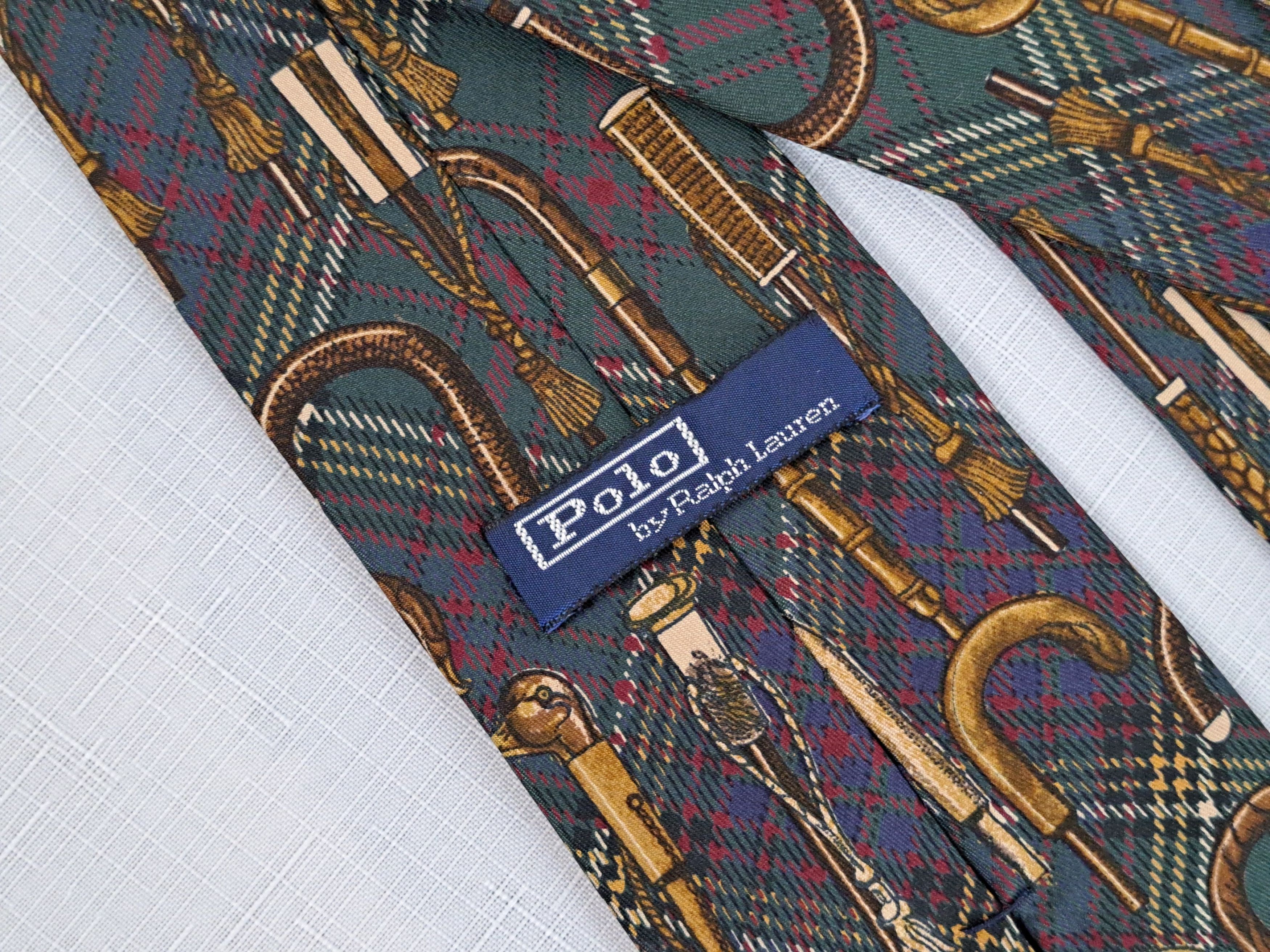 Polo Ralph Lauren Polo Ralph Lauren cane print silk tie. Size ONE SIZE - 9 Thumbnail
