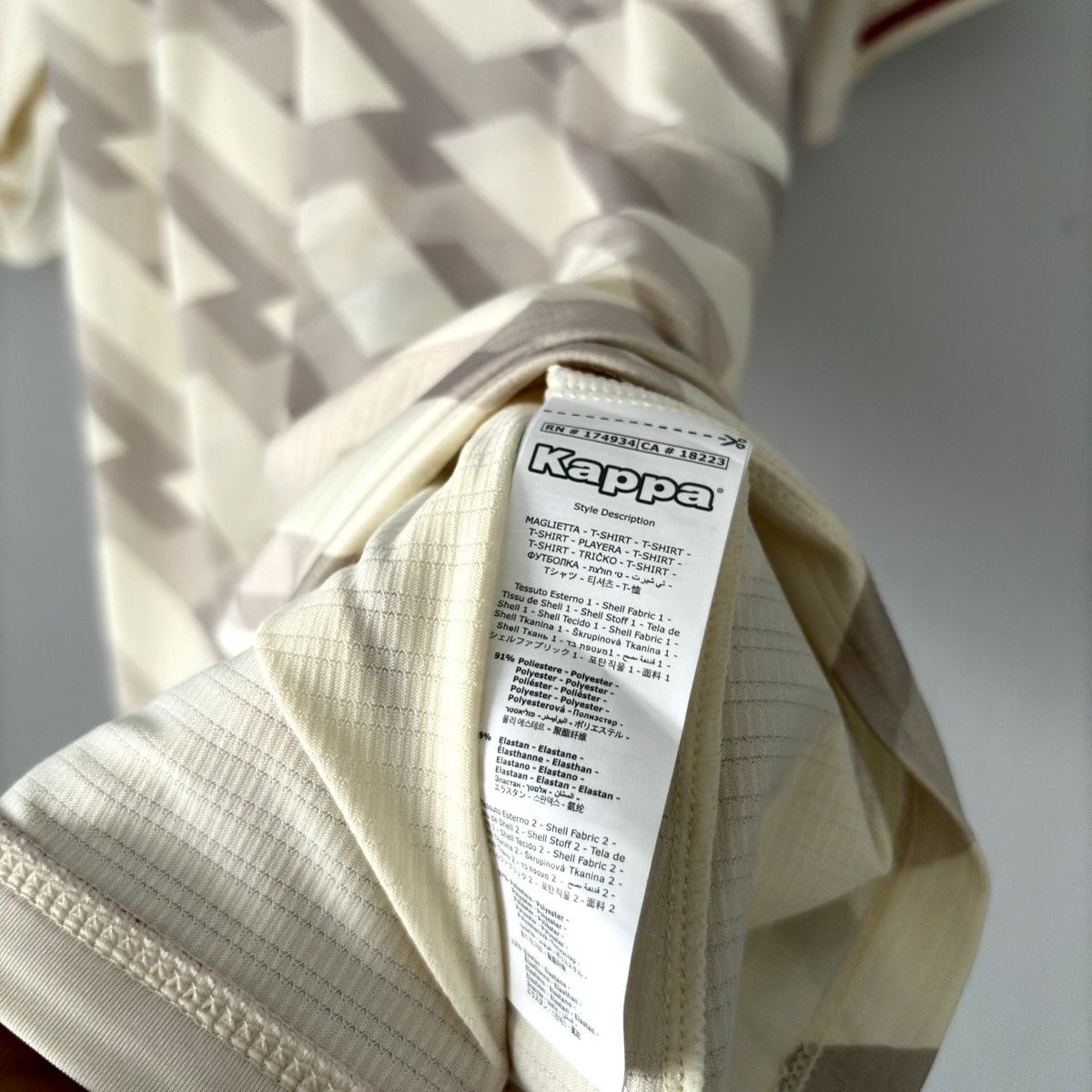 Kappa 2021 2022 GAME ISSUE AS Monaco Kappa Third Kit Soccer Jersey Size US M / EU 48-50 / 2 - 6 Thumbnail