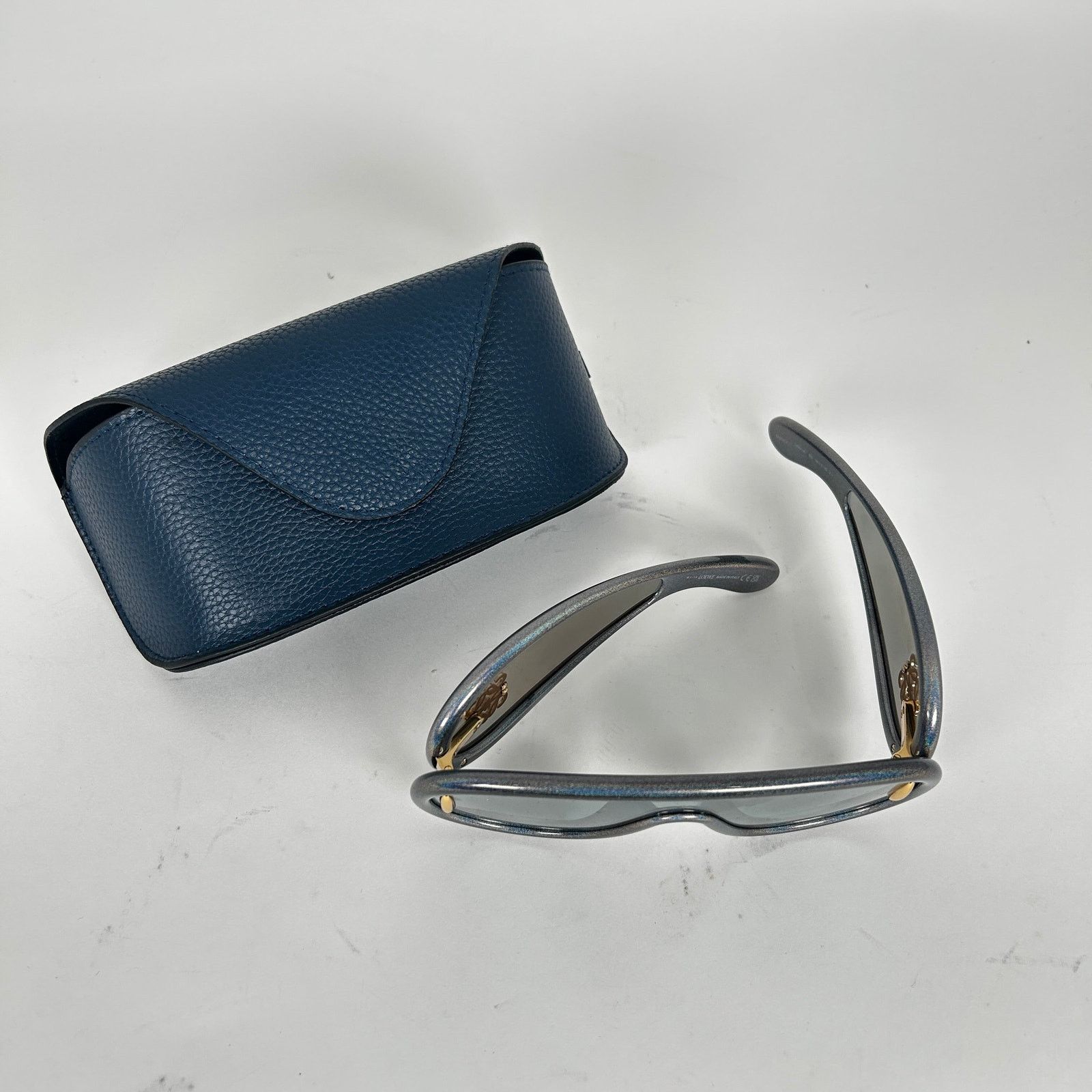 Loewe Loewe Wave Anagram Mask Dark Glitter Sunglasses Size ONE SIZE - 5 Thumbnail