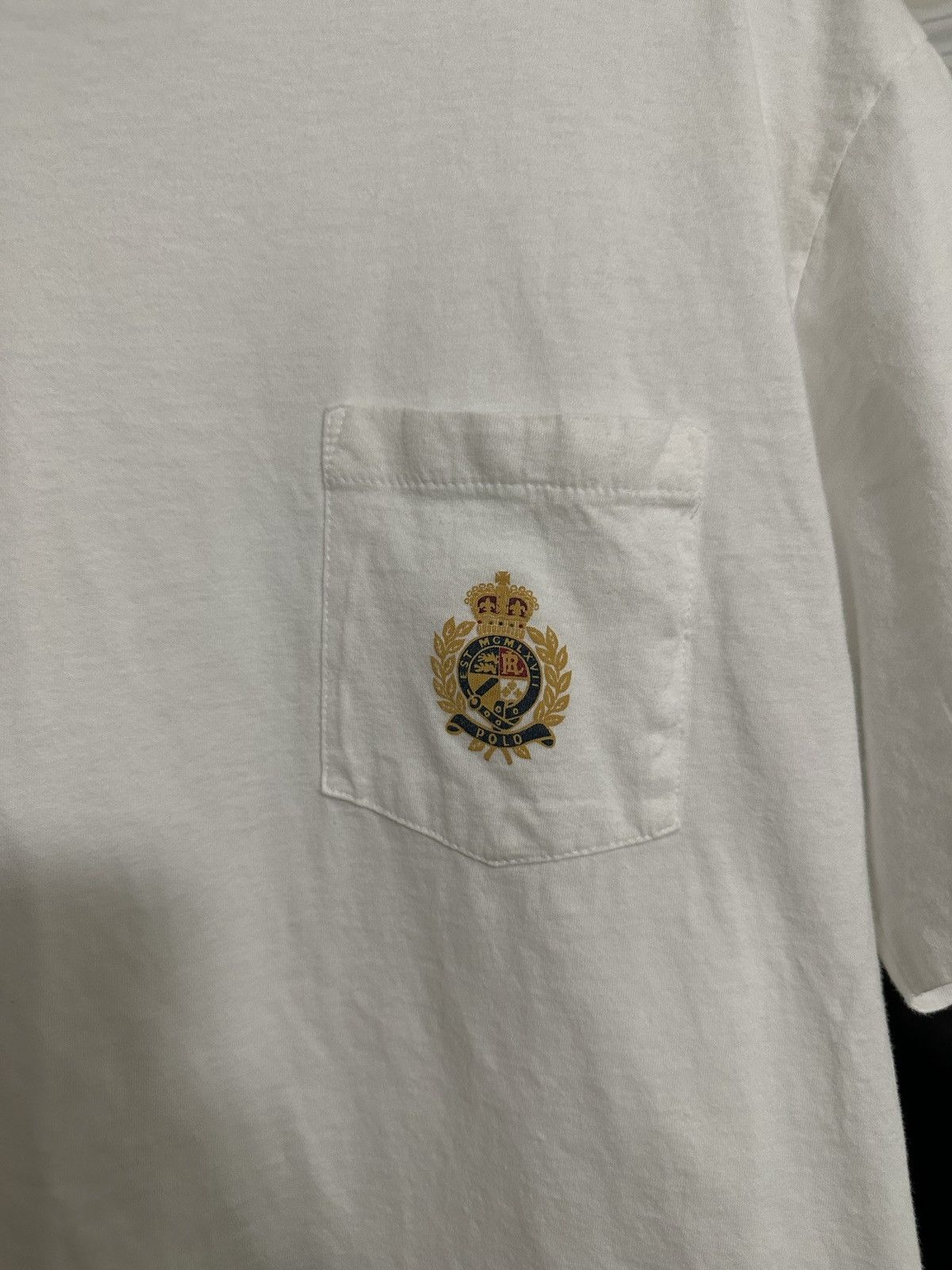 Polo Ralph Lauren × Vintage Polo Ralph Lauren vintage pocket tee made in USA SS Size US M / EU 48-50 / 2 - 3 Thumbnail