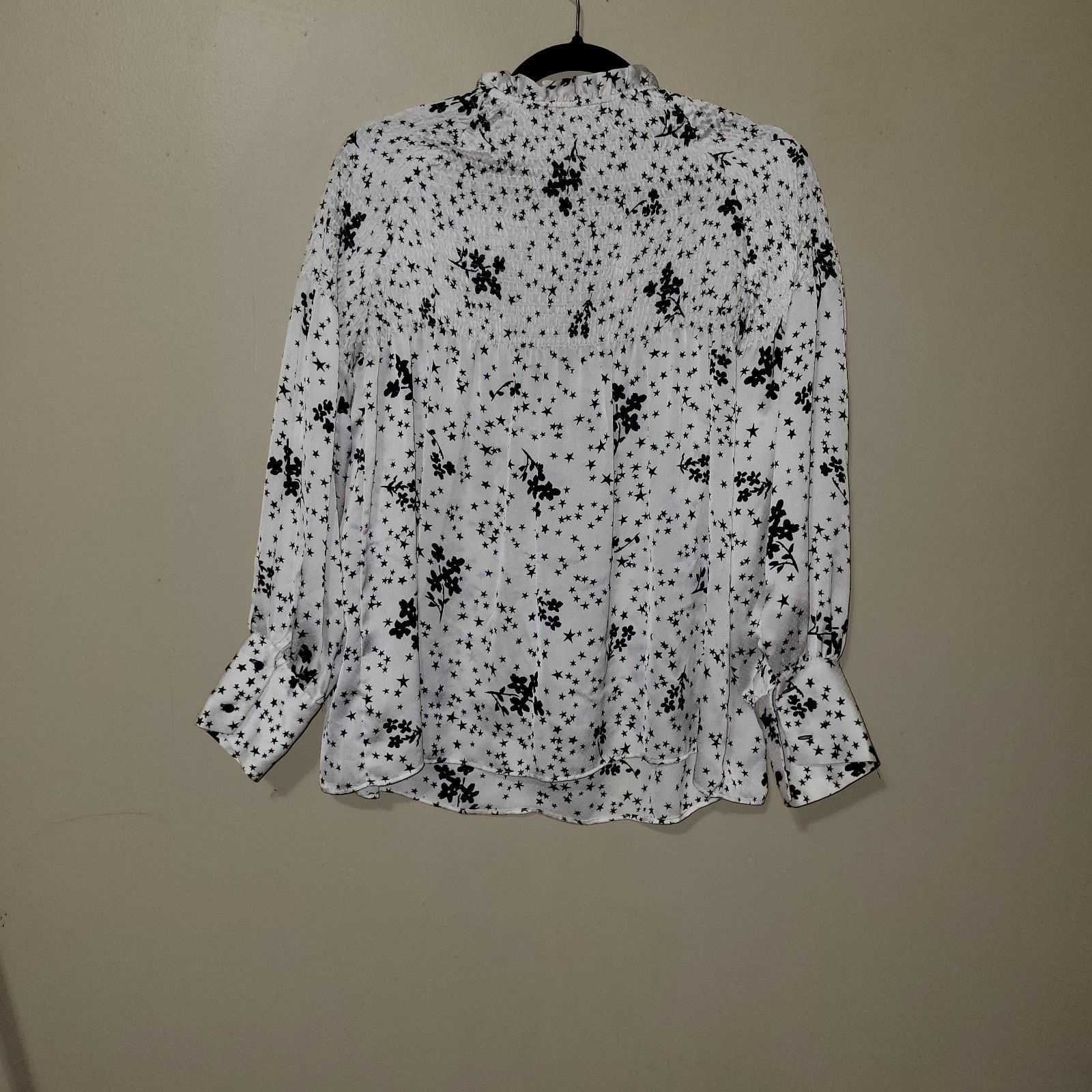 Zara Zara Star Floral Print Tie Front Blouse Size Medium Size M / US 6-8 / IT 42-44 - 14 Thumbnail