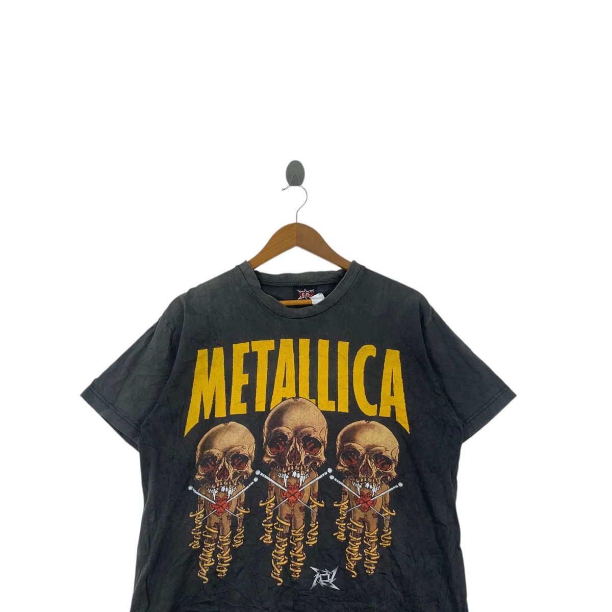 Band Tees Vintage METALLICA PUSHEAD 2000 Sanitarium Tour Fixxxer Tee Size US L / EU 52-54 / 3 - 2 Thumbnail