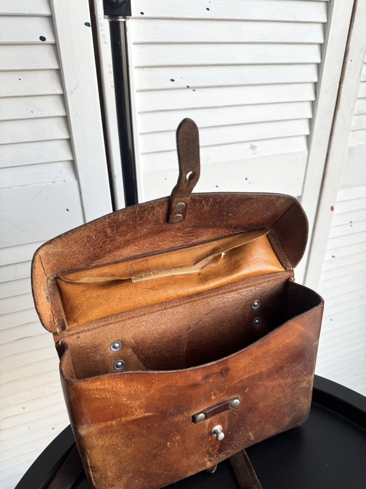Vintage Vintage Swiss Army Leather Satchel Handcrafted Bag 1976 Size ONE SIZE - 12 Thumbnail