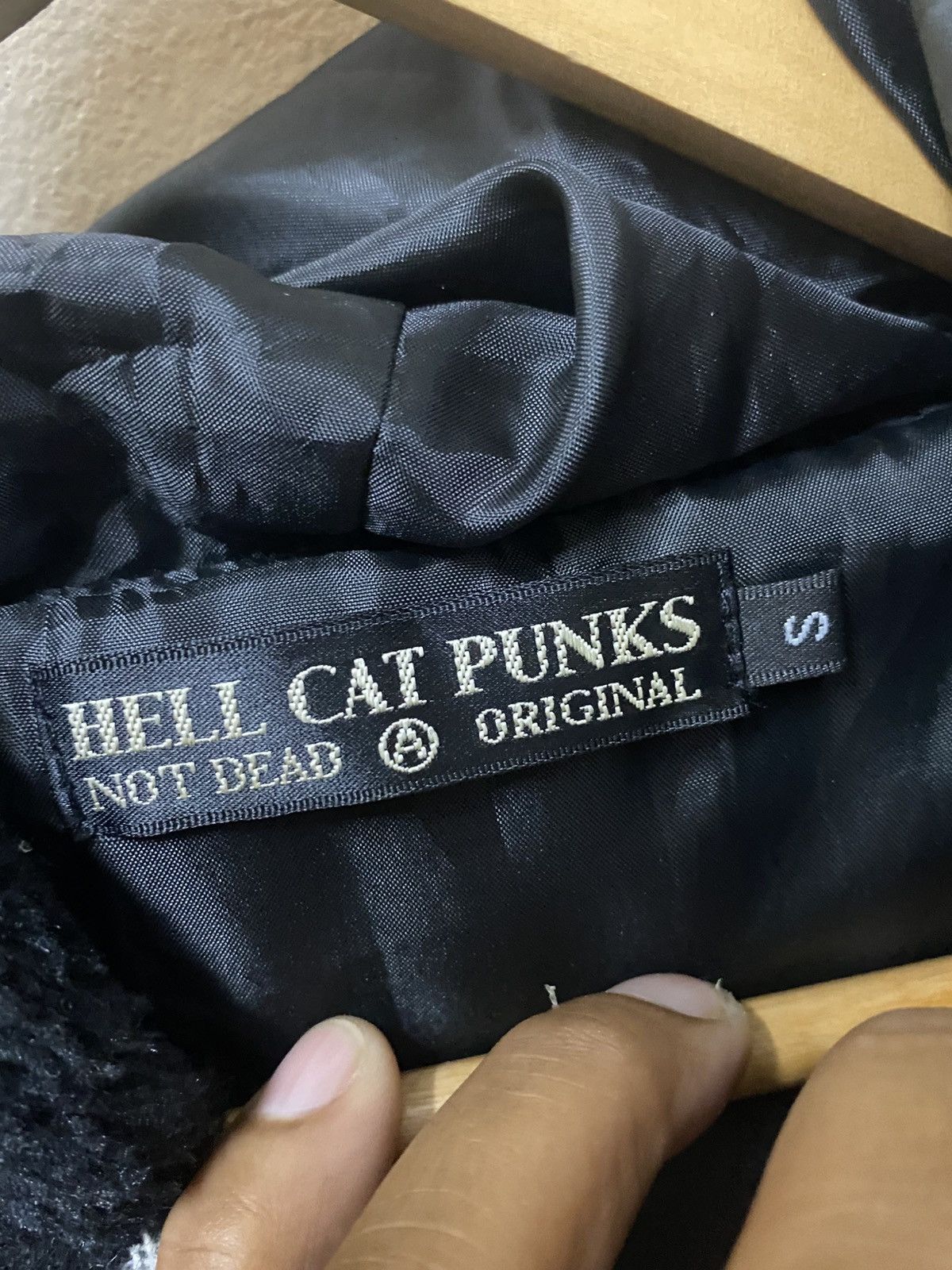 If Six Was Nine HELL CAT PUNKS Cross Patch Hooded Jacket –Jpn Gothic Archive Size S / US 4 / IT 40 - 9 Thumbnail