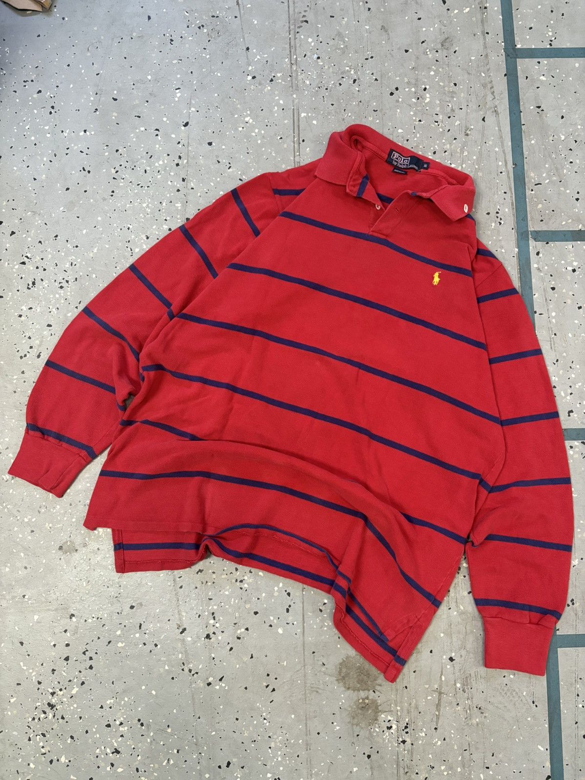 Polo Ralph Lauren Polo By Ralph Lauren Striped Long Sleeve Size US XL / EU 56 / 4 - 2 Thumbnail
