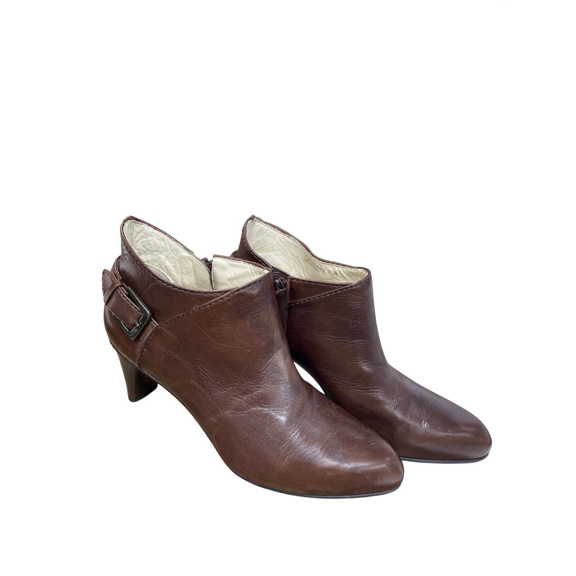 Cole Haan Cole Haan womans brown leather Kitt heels ankle boots Sz 7.5 Size US 7.5 / IT 37.5 - 12 Thumbnail