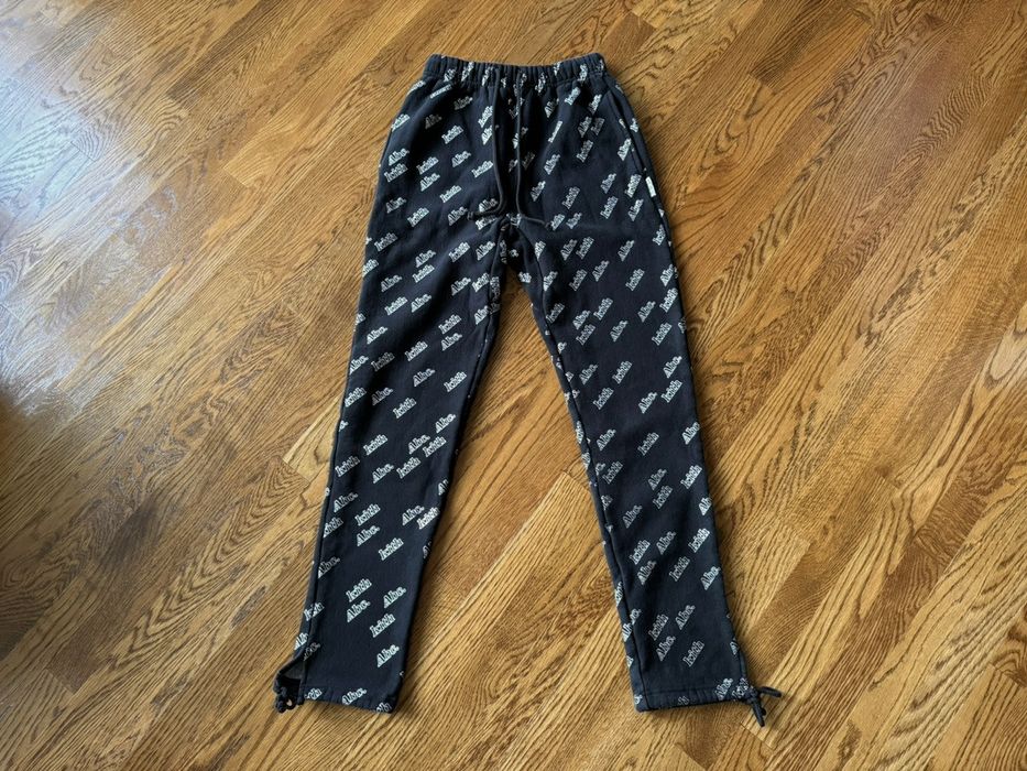 Kith Small Holographic Print Sweatpant Black ABC Pants 123.