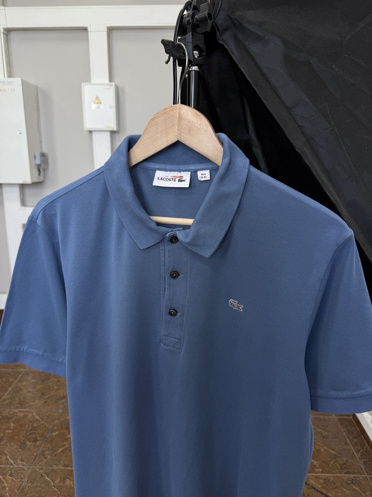 Lacoste 🇫🇷 Lacoste Classic Polo T-Shirt Made in France Retro Rare Size US XL / EU 56 / 4 - 1 Thumbnail