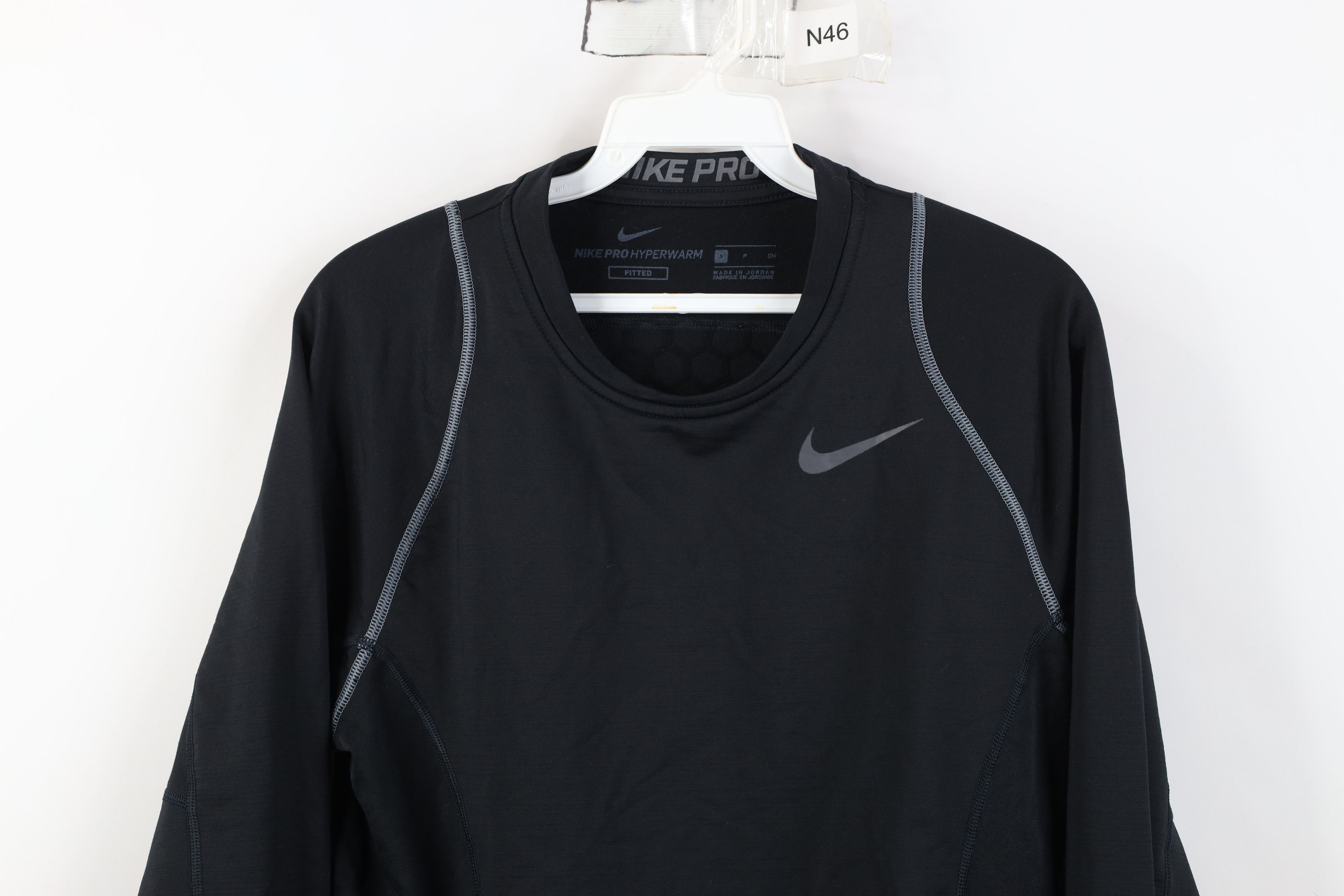 Nike Nike Pro Hyperwarm Fitted Fleece Lined Training T-Shirt Size US S / EU 44-46 / 1 - 2 Thumbnail