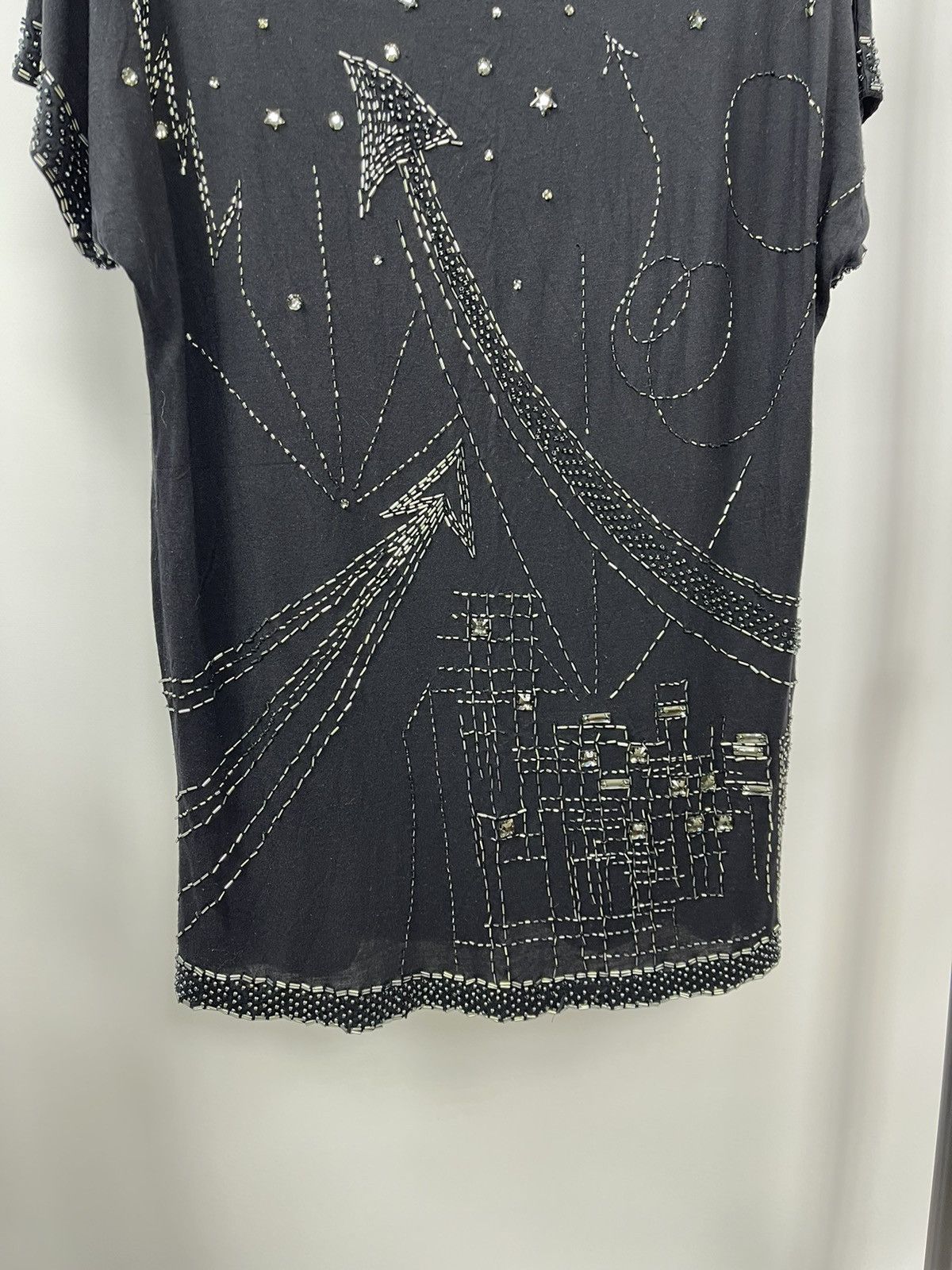 H&M × Jimmy Choo Jimmy Choo for H&M Top Black Shirt Dress Dress Black Size XS Size XS / US 0-2 / IT 36-38 - 3 Thumbnail