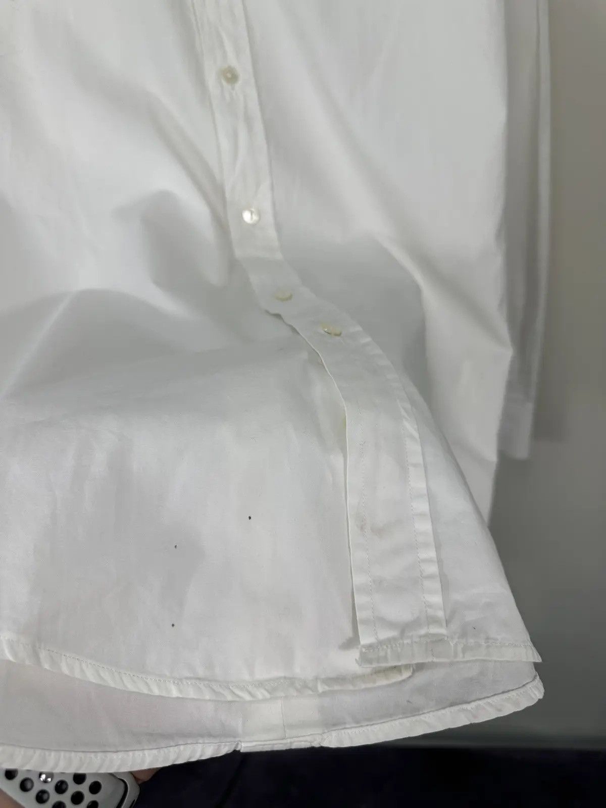 Dolce & Gabbana × Vintage Vintage Dolce & Gabbana Men's White Button Up Dress Shirt Size US M / EU 48-50 / 2 - 9 Thumbnail