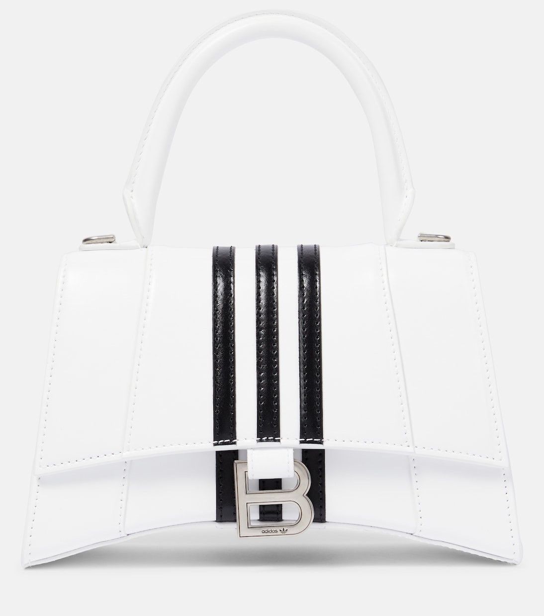 Adidas × Balenciaga 💥LIMITED💥Bale X Adidas Trefoil Leather Small Hourglass Bag Size ONE SIZE - 3 Thumbnail