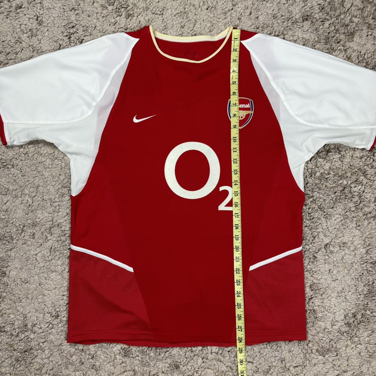 Nike × Vintage BERGKAMP 10 Vintage Arsenal Home Jersey Size US M / EU 48-50 / 2 - 19 Thumbnail