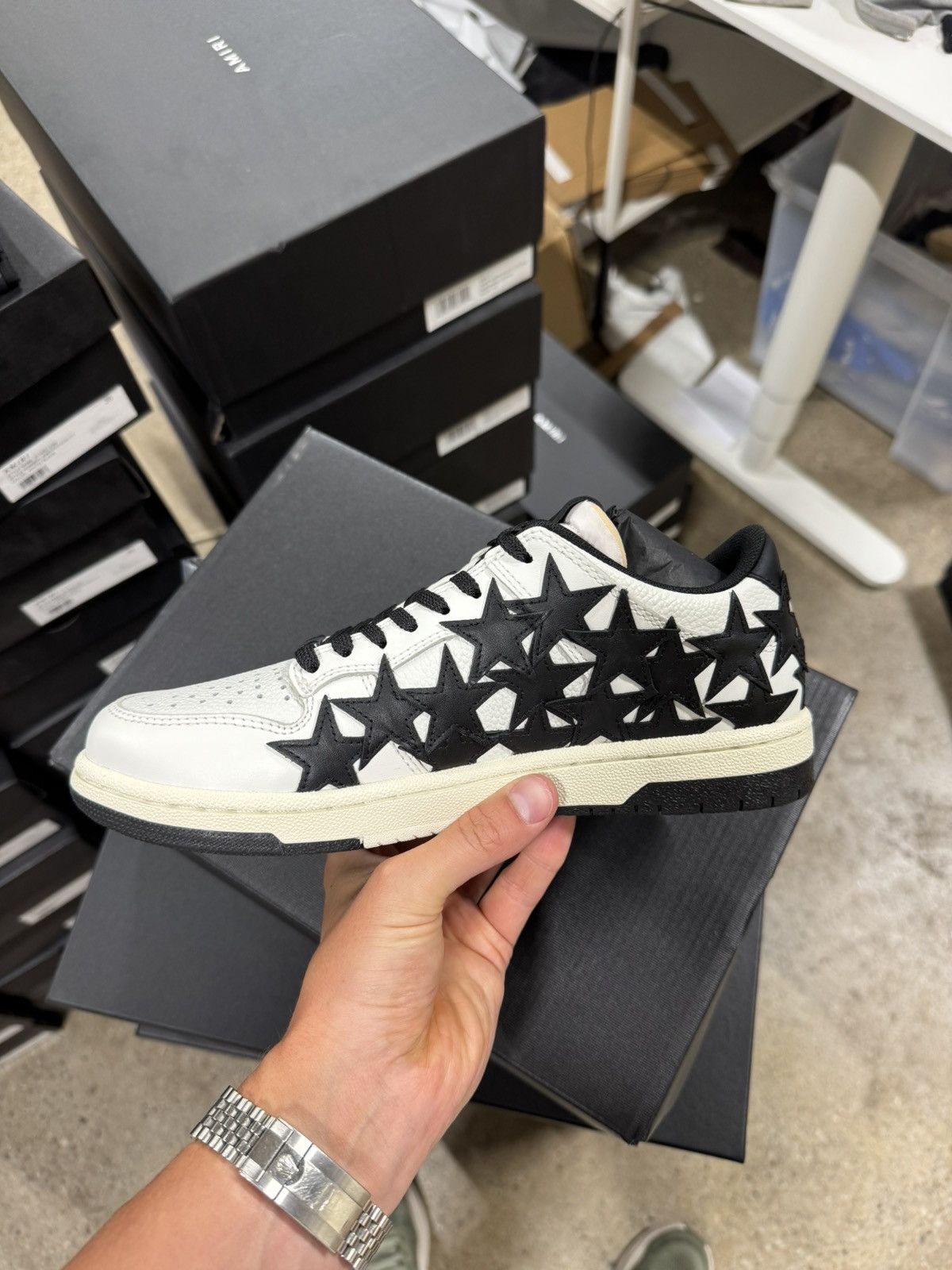 Amiri Amiri Skeleton Star Sneaker Low Top NEW 790$ Size US 7 / EU 40 - 3 Thumbnail