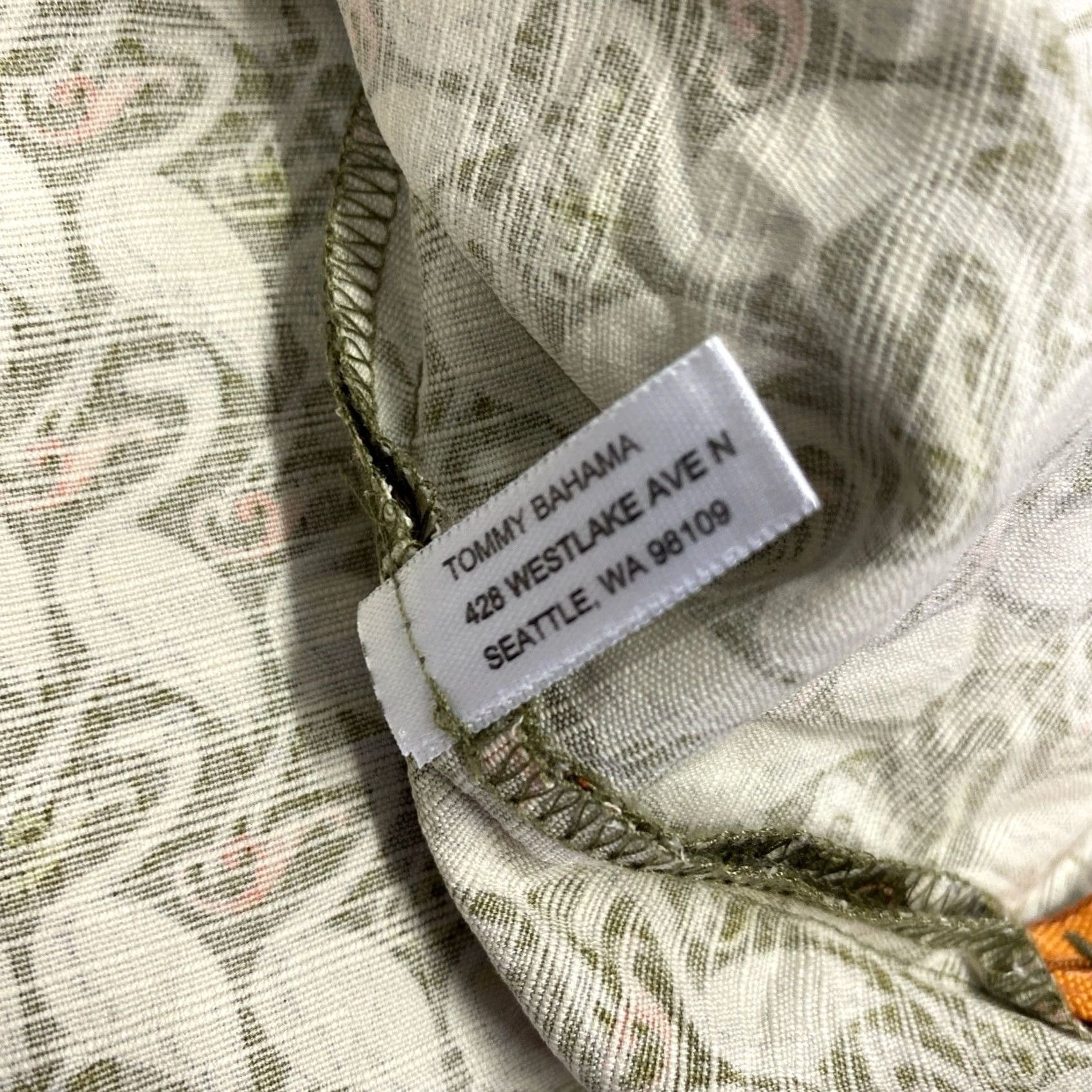 Tommy Bahama Tommy Bahama Shirt Mens M Green Flamingo Print Silk Island Modern Fit Button Up Size US M / EU 48-50 / 2 - 5 Thumbnail