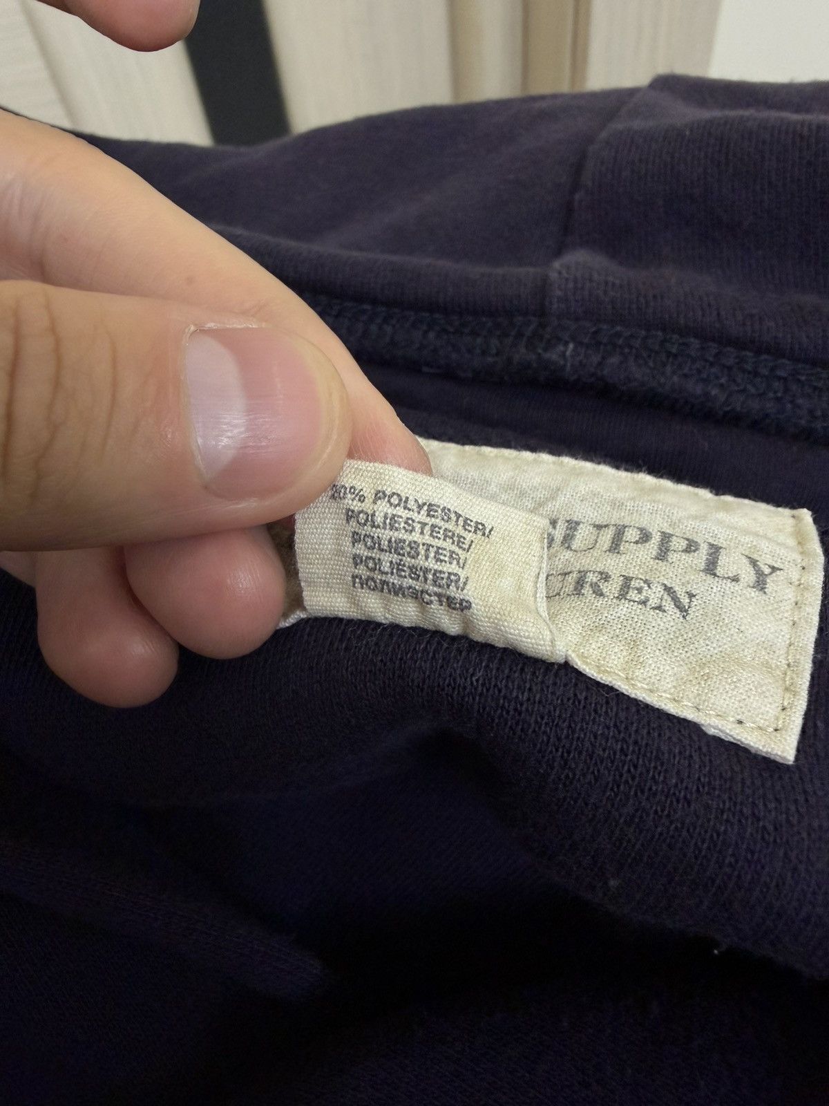 Denim & Supply Ralph Lauren Vintage Denim Supply Ralph Lauren fleece logo hoodie size L Size US L / EU 52-54 / 3 - 15 Thumbnail
