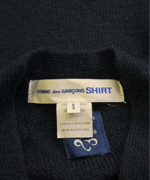 Comme des Garcons SHIRT Sweater cardigan acrylic button up plain V-neck Navy Blue Size US S / EU 44-46 / 1 - 7 Thumbnail
