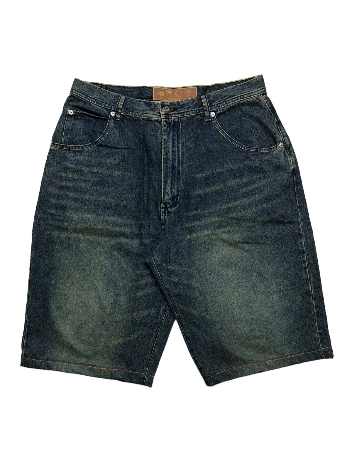 JNCO × Vintage PNB NATION baggy short pants Size US 32 / EU 48 - 2 Thumbnail