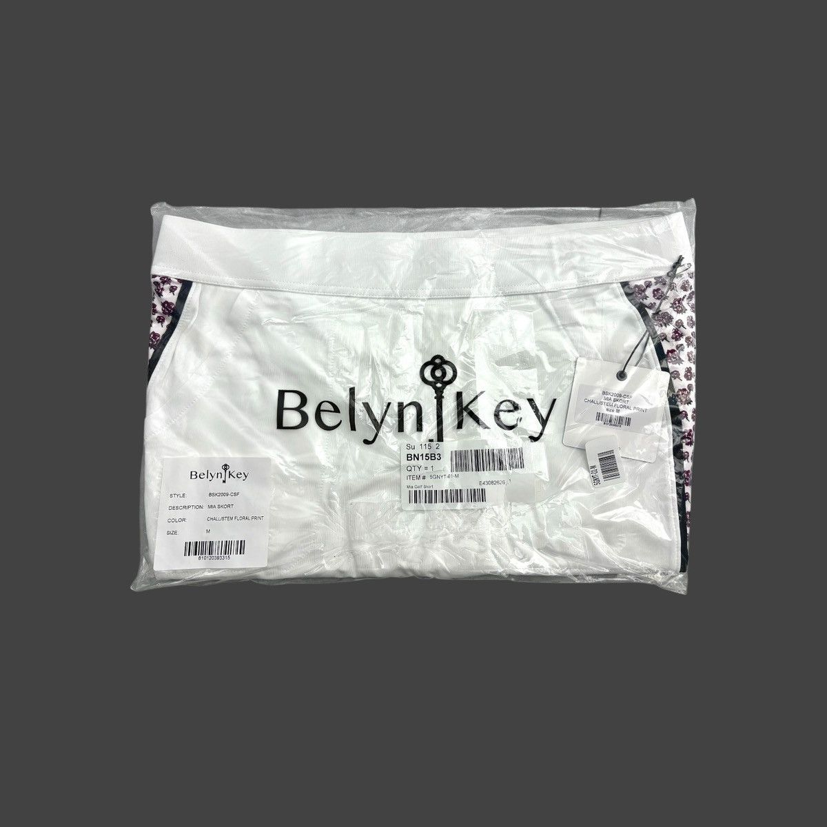 Other Belyn Key Women’s Mia Panel Floral Print Athletic Skort Sz M Size 33" - 19 Thumbnail
