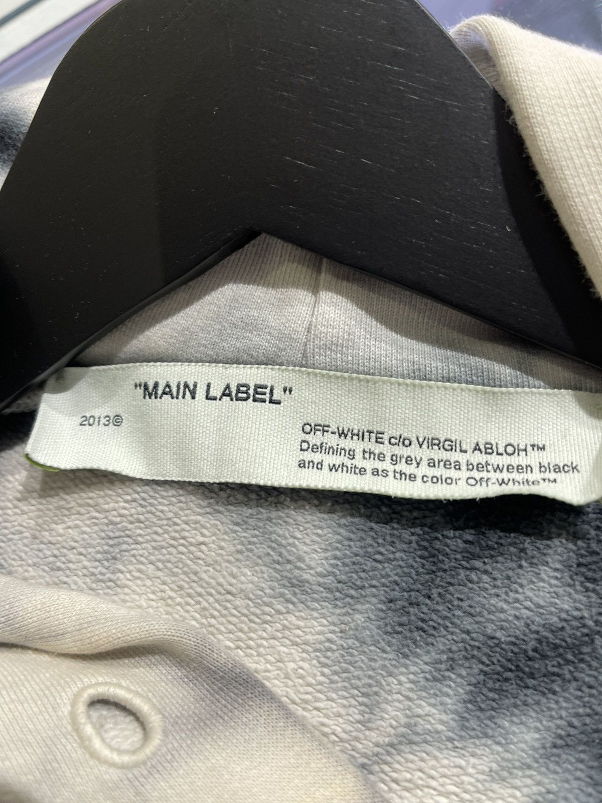 Off-White Off-White Tie Dye “Modern” Hoodie Sz S Size US S / EU 44-46 / 1 - 3 Thumbnail