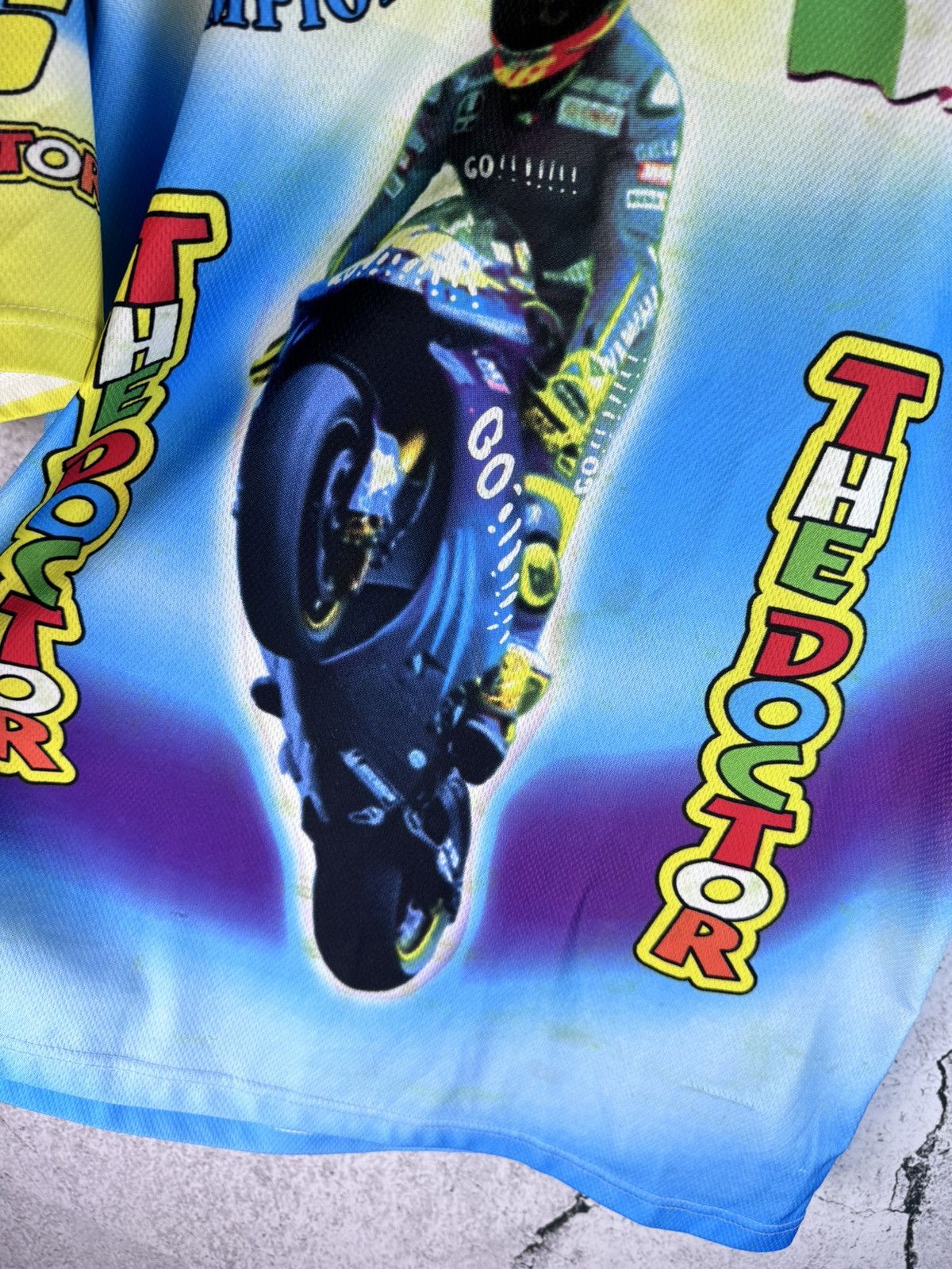 Vintage Vintage Motoracing Valentino Rossi The Doctor Jersey Shirt Size US XL / EU 56 / 4 - 5 Thumbnail