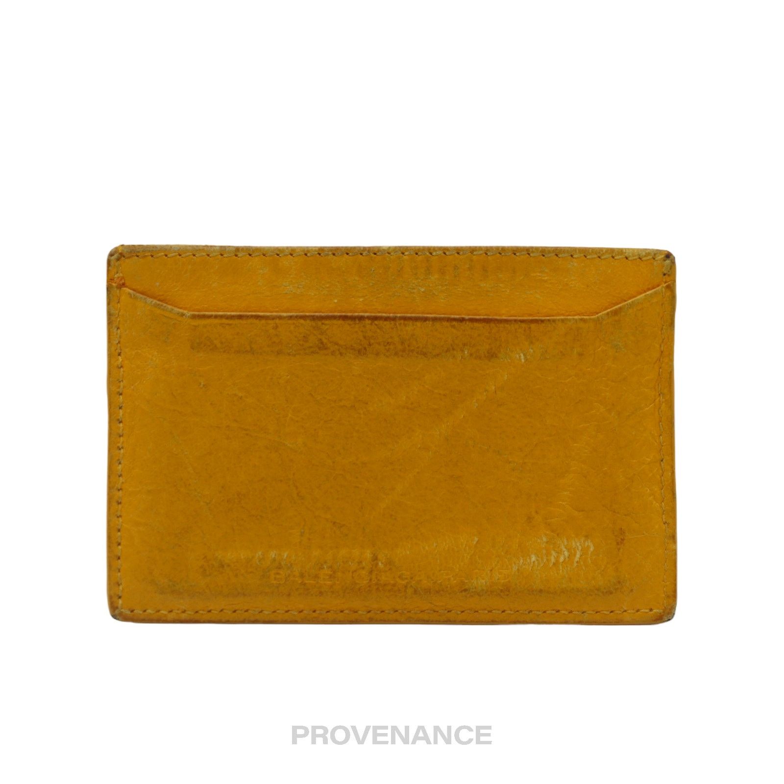 Balenciaga 🔴 Balenciaga City Bag Card Holder Wallet - Yellow Size ONE SIZE - 2 Thumbnail