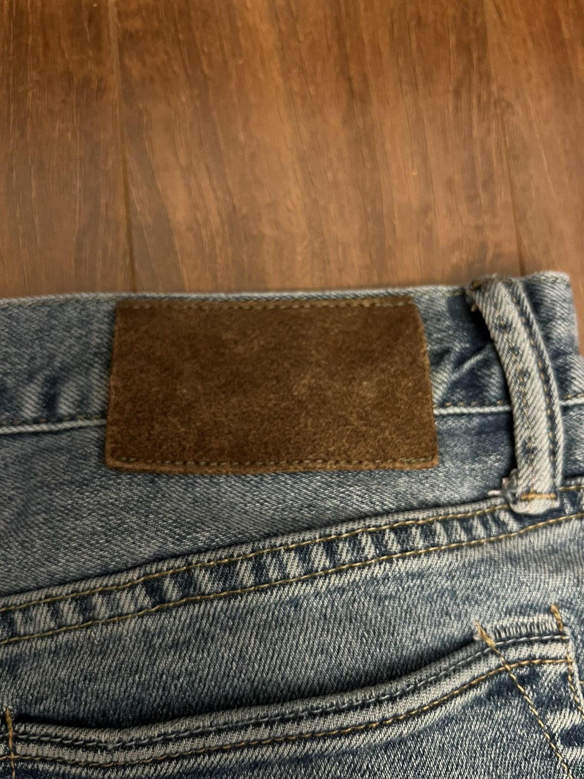 Todd Snyder Todd Snyder Straight Fit Stretch 5-Pocket Denim Jeans Size US 31 - 11 Thumbnail