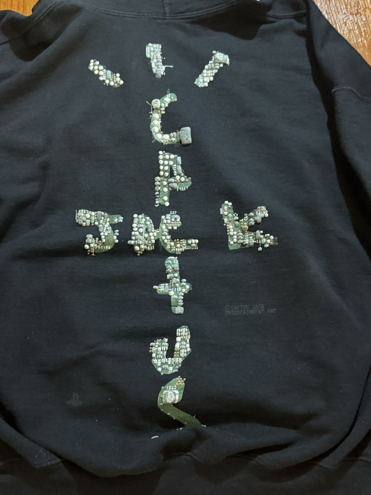 Playstation × Travis Scott Travis Scott x Playstation Motherboard Hoodie RARE size XL Size US XL / EU 56 / 4 - 6 Thumbnail