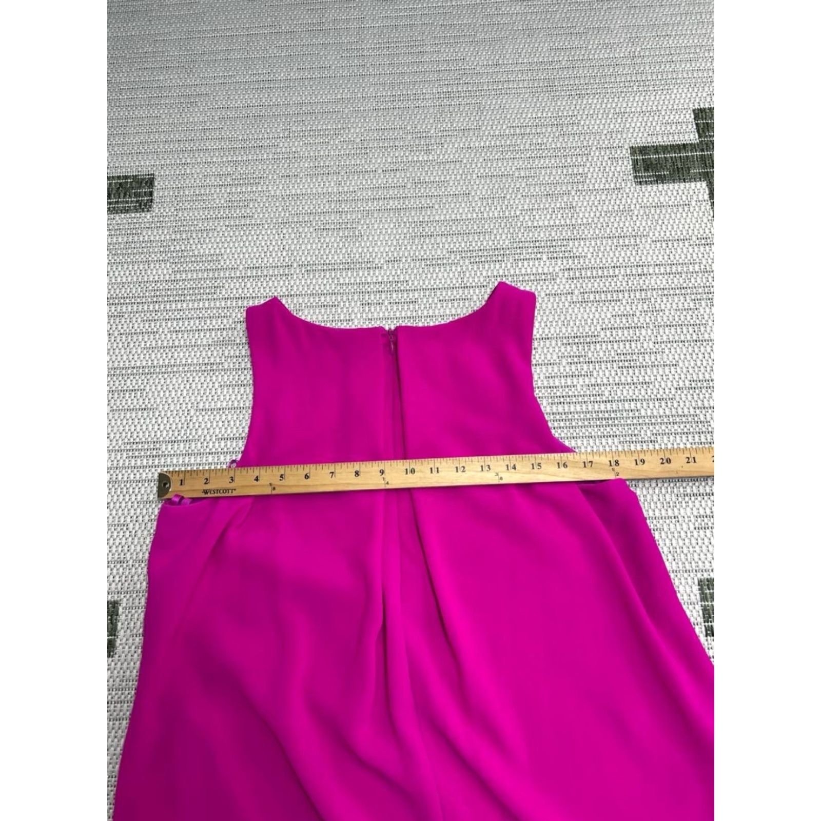 Ralph Lauren Lauren Ralph Lauren Dress Womens 12 Purple Back Zip Round Neck A-Line Classic Size XL / US 12-14 / IT 48-50 - 5 Thumbnail