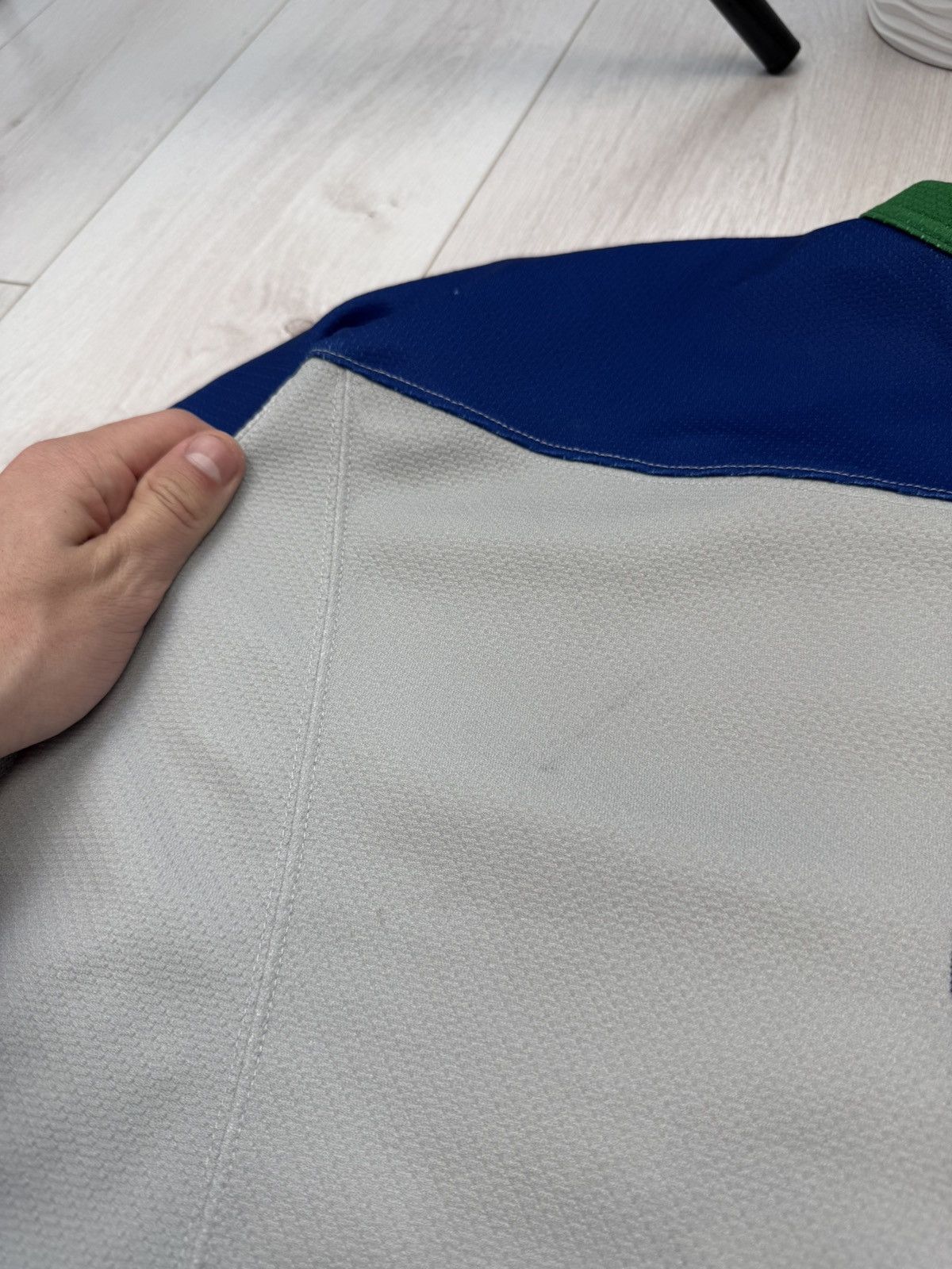 Other Vintage Hockey Jersey Ducks Finland Switzerland #18 Jauch Size US L / EU 52-54 / 3 - 14 Thumbnail