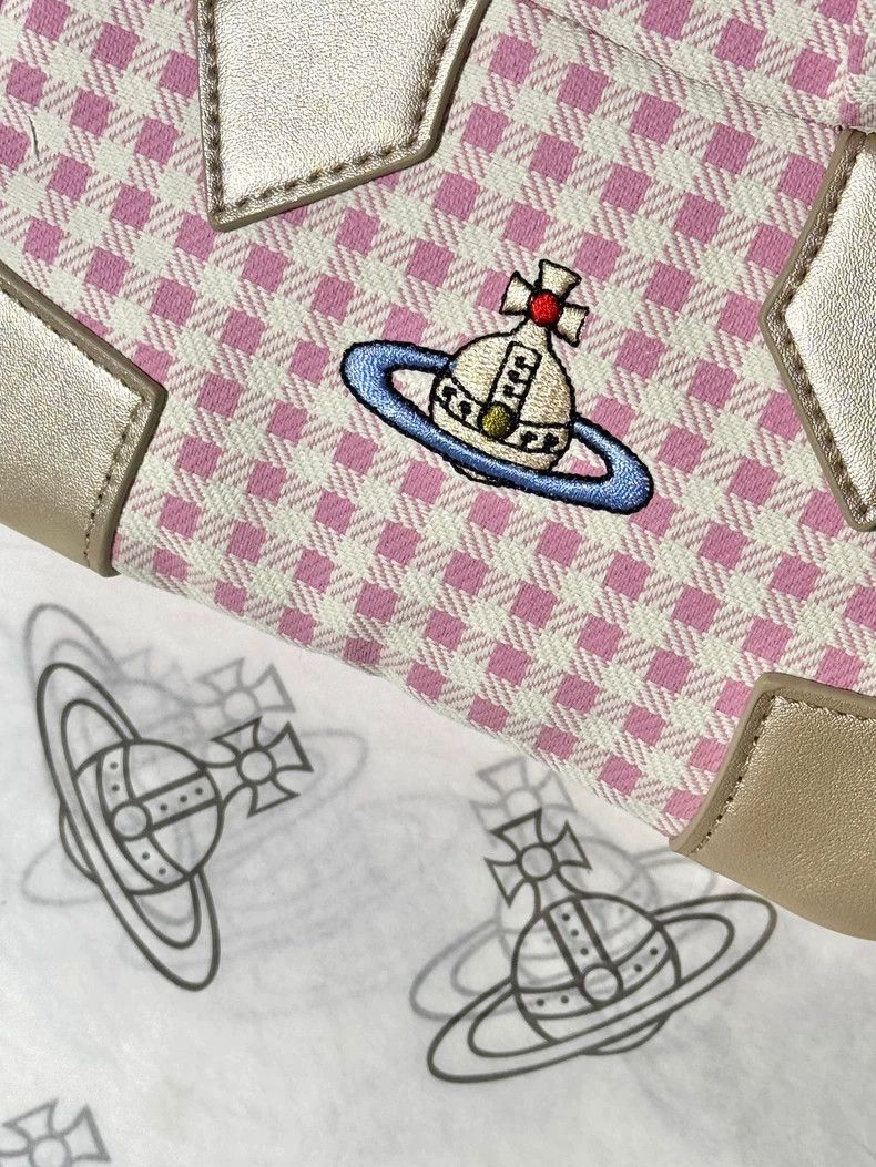 Vivienne Westwood Vivienne Westwood size os Pink checkered bowling bag Size ONE SIZE - 5 Thumbnail