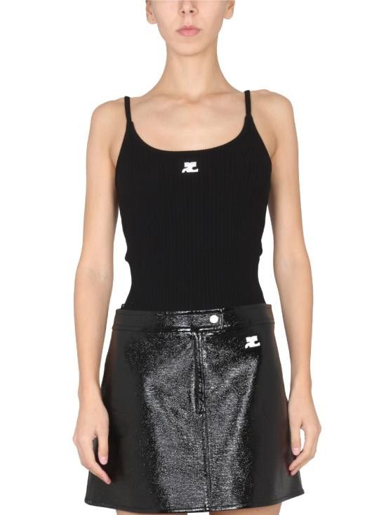 Courreges COURREGES Women Tops PERMDE012FI0001 9999 Black Size S / US 4 / IT 40 - 1 Thumbnail