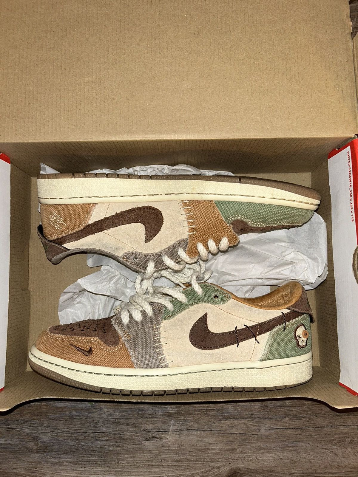 Jordan Brand Zion Williamson Jordan 1 Low Voodoo Size US 8.5 / EU 41-42 - 1 Thumbnail