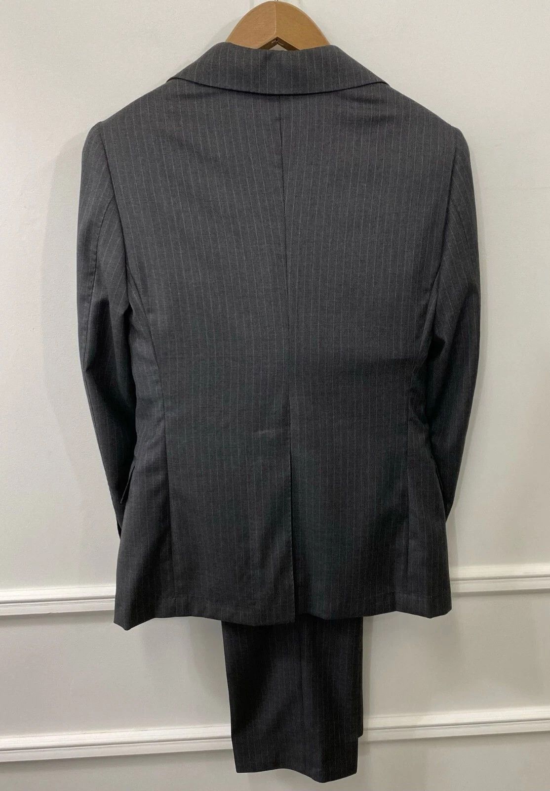 Suitsupply Men Suitsupply Suit La Spalla Peak Lapel Double Grey US32 Size 34S - 2 Thumbnail
