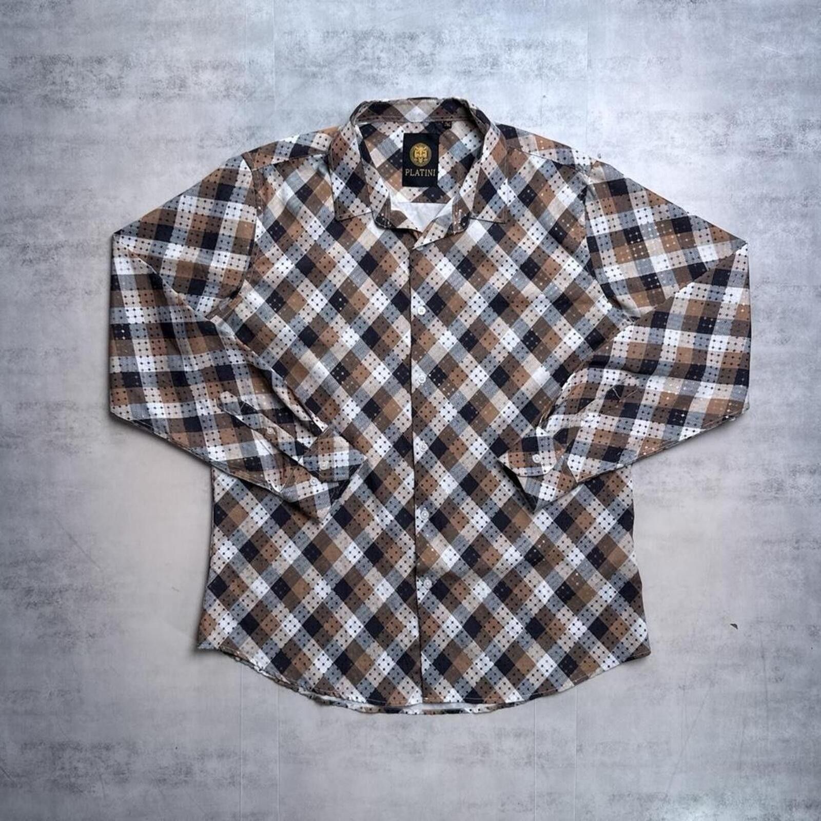 Affliction Y2K Platini 00s Button Up Grunge Shirt Size US XL / EU 56 / 4 - 1 Thumbnail