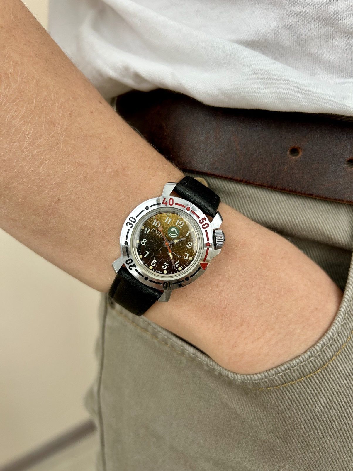 Vintage Watch Vostok Mechanical Authentic 1980s