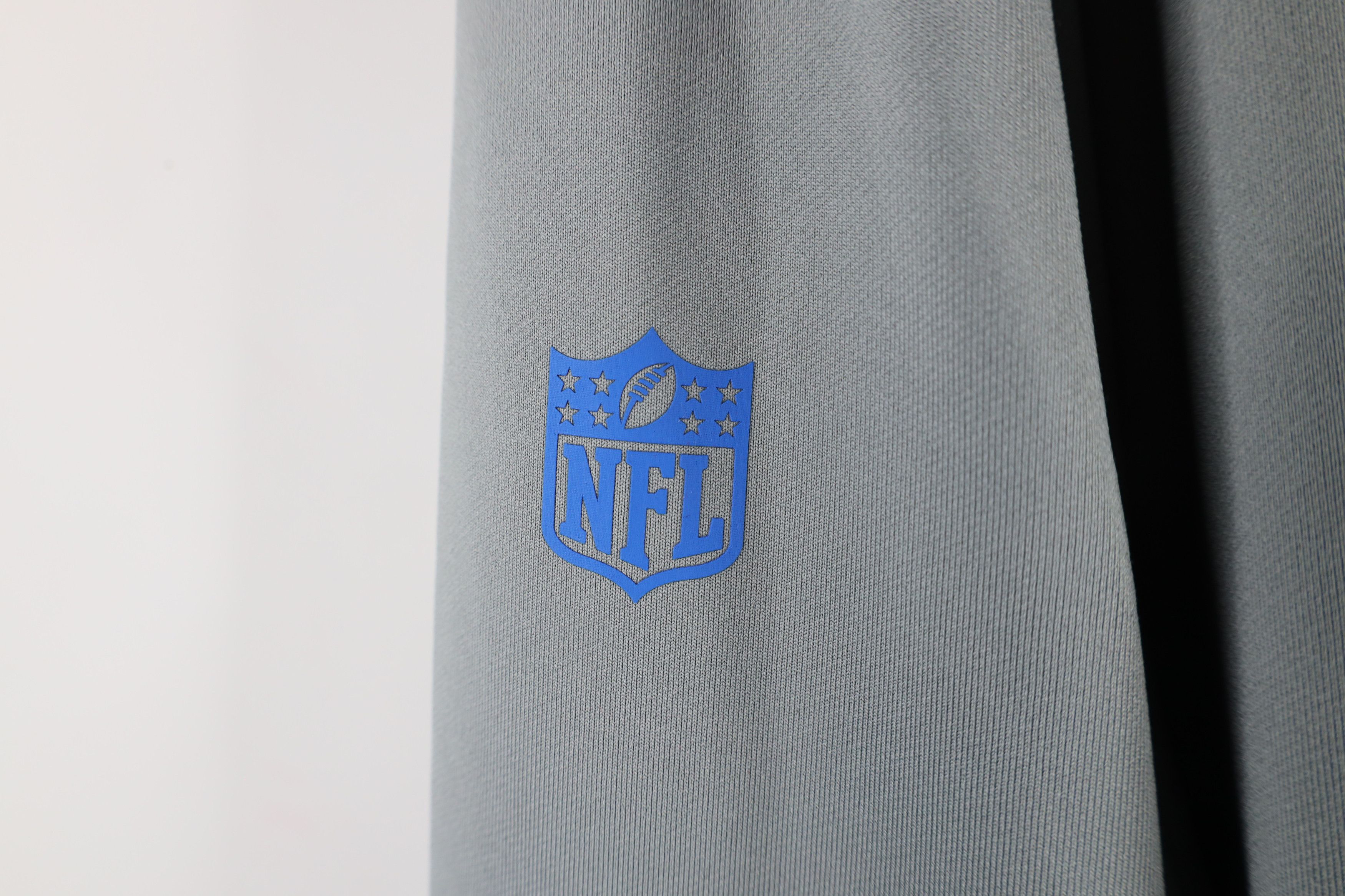 Nike × Vintage Nike Lions Football Lightweight Hoodie Sweatshirt Gray Size US XXL / EU 58 / 5 - 6 Thumbnail