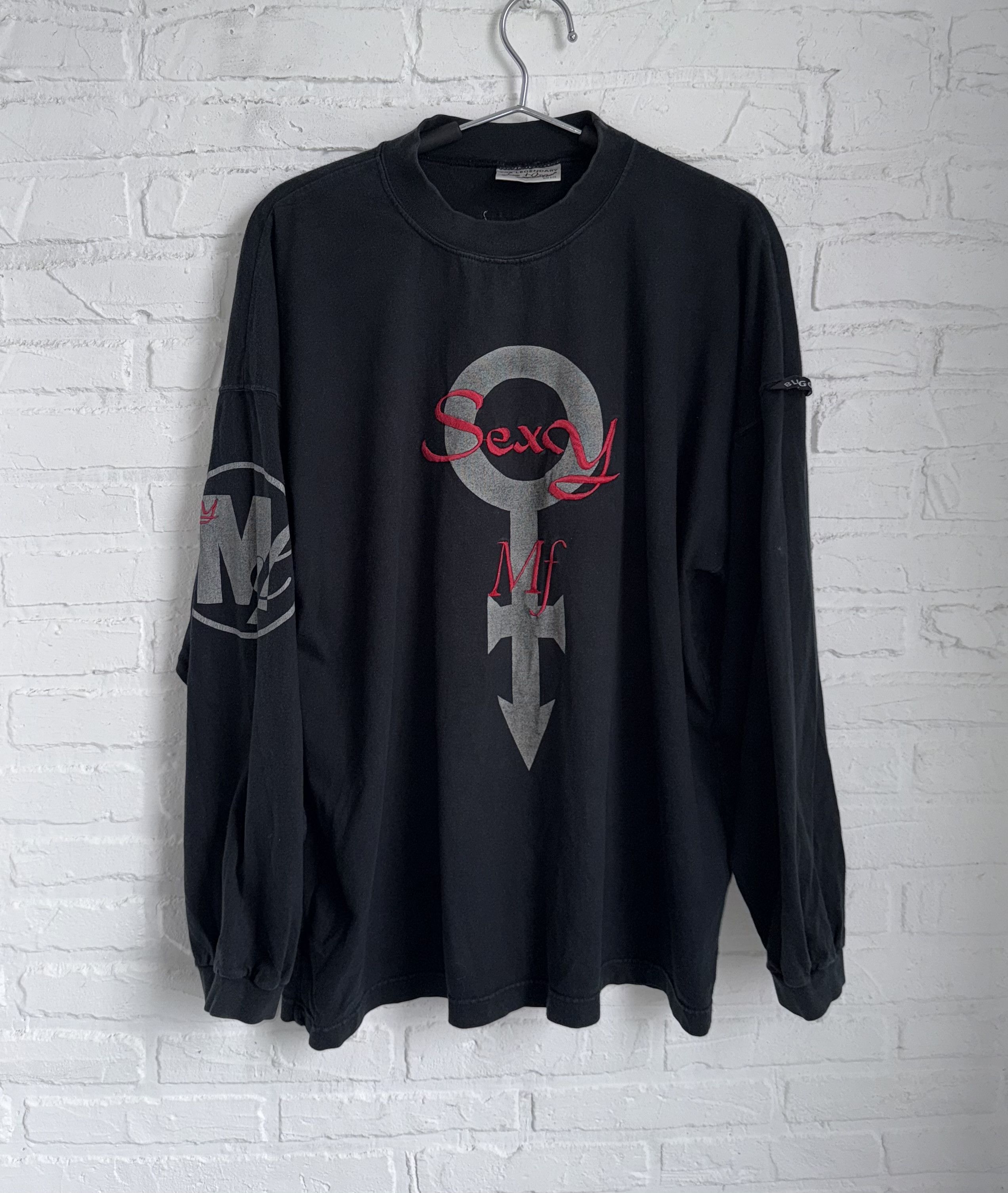 Band Tees Vintage 90s Joe Bloggs Sexy MF Prince long sleeve t-shirt Size US L / EU 52-54 / 3 - 1 Thumbnail