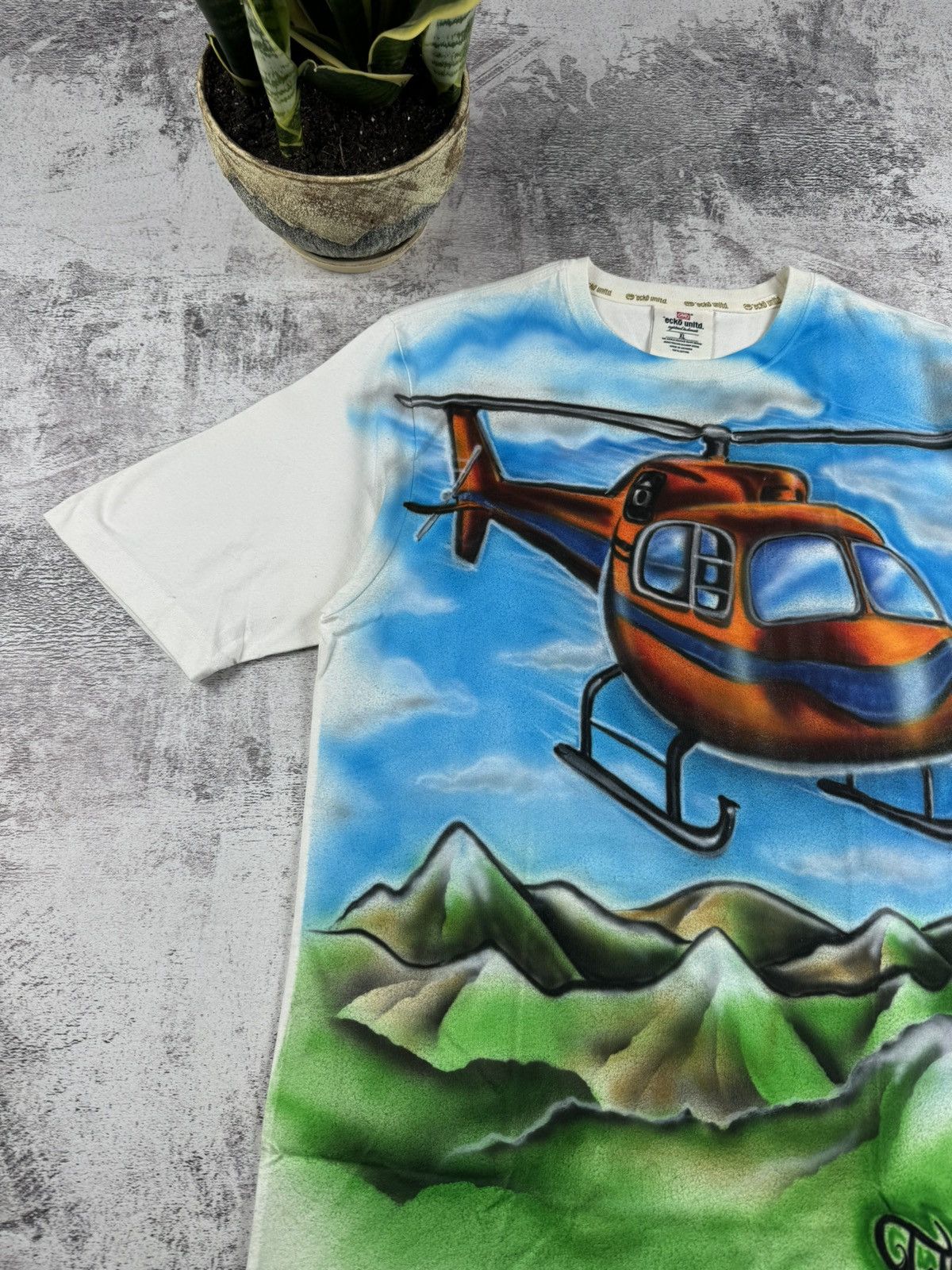 Ecko Unltd. RARE Ecko Unltd Rap Hip Hop Rap Full Print Y2K T Shirt Tee Size US XL / EU 56 / 4 - 8 Thumbnail