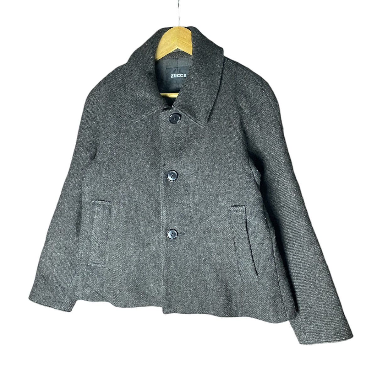 Issey Miyake × Vintage × Zucca Vintage Zucca Wool Jacket Size M / US 6-8 / IT 42-44 - 2 Thumbnail