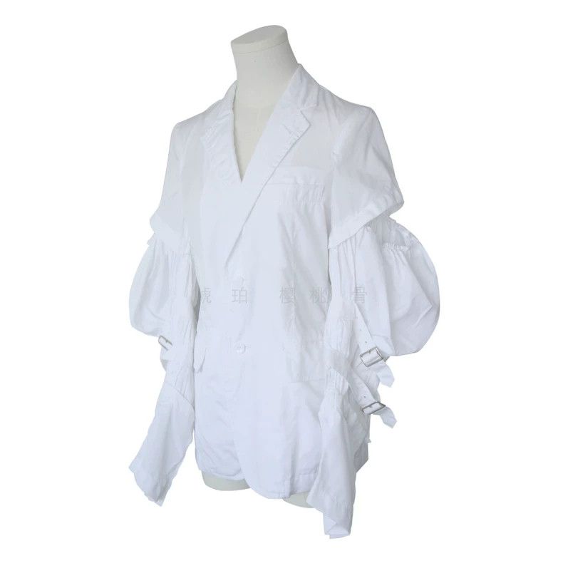 Comme des Garcons Comme Des Garcons Cut Strap Lantern Sleeve Blazer Size XS / US 0-2 / IT 36-38 - 2 Thumbnail