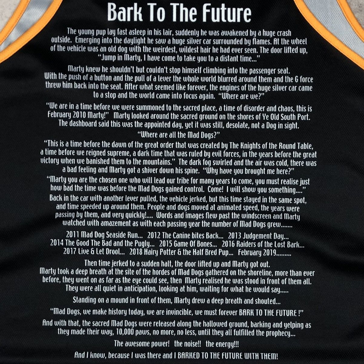 Other Mad Dog 10k Bark To The Future 2019 Scimitar Tank Top Size US XL / EU 56 / 4 - 4 Thumbnail