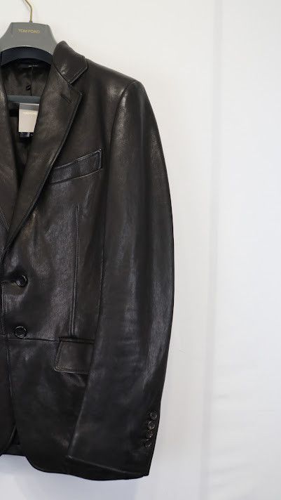 Tom Ford o1rshd1 Leather Jacket in Black Size US M / EU 48-50 / 2 - 3 Thumbnail
