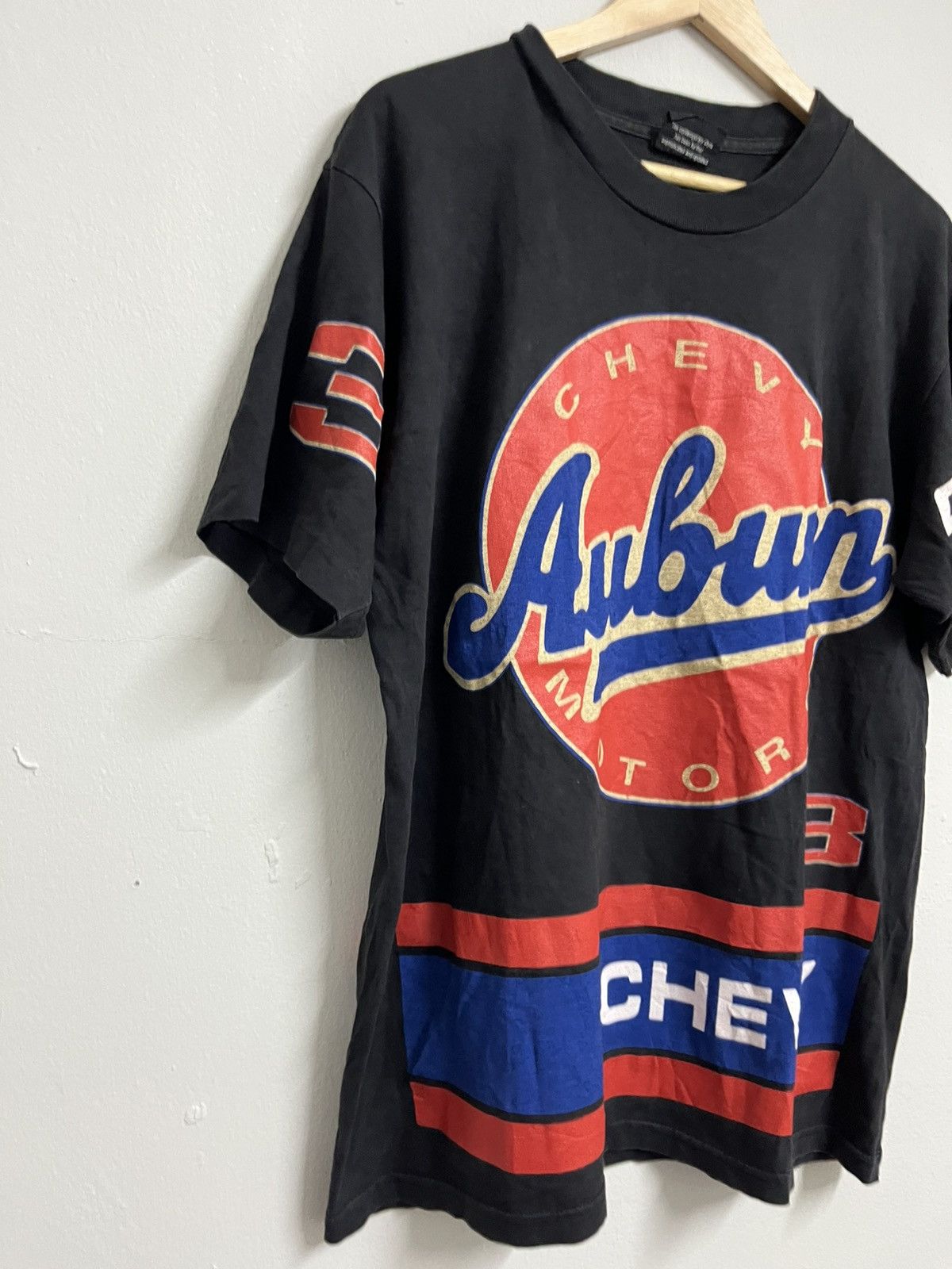 Rap Tees 💥RARE CHEVROLET AUBURN MOTORS Fullprinted T Shirts Size US L / EU 52-54 / 3 - 3 Thumbnail