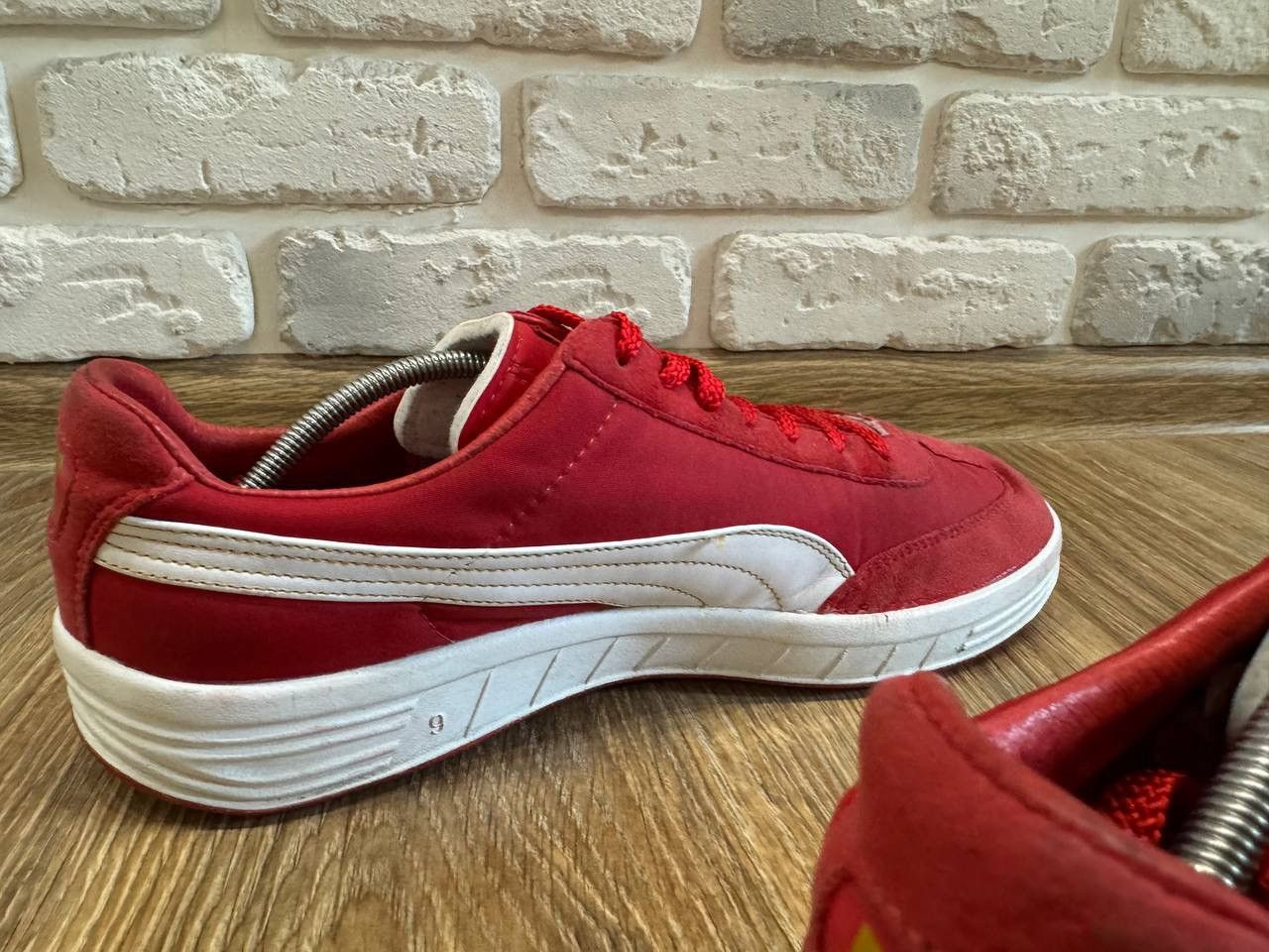 Puma Puma Red Argentina Kenny Daglish Part Suede Low Trainers Size US 10 / EU 43 - 7 Thumbnail