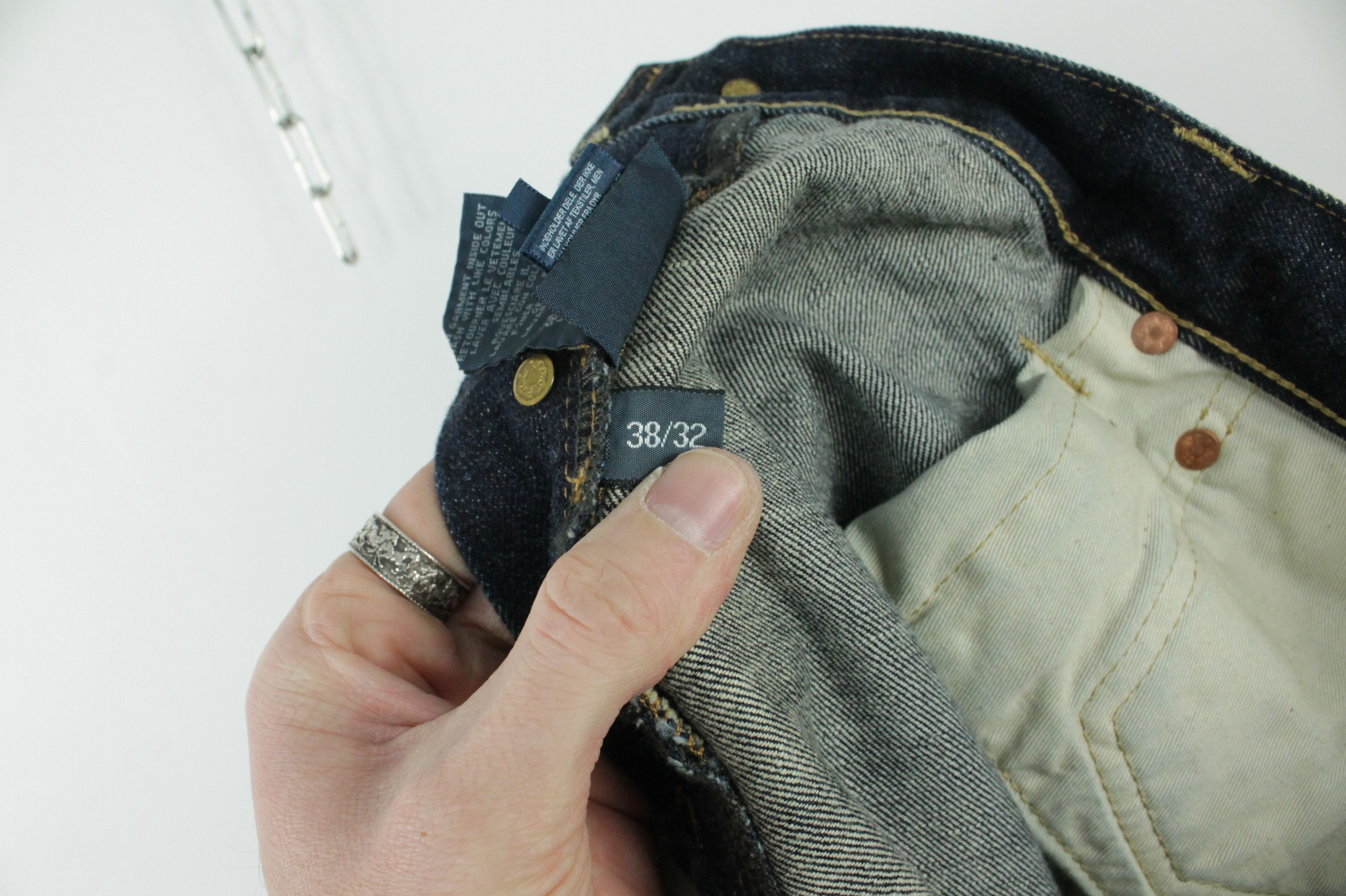 Polo Ralph Lauren Polo Ralph Lauren 625 Varick Slim Raw Selvedge Denim Jeans Size US 38 / EU 54 - 11 Thumbnail