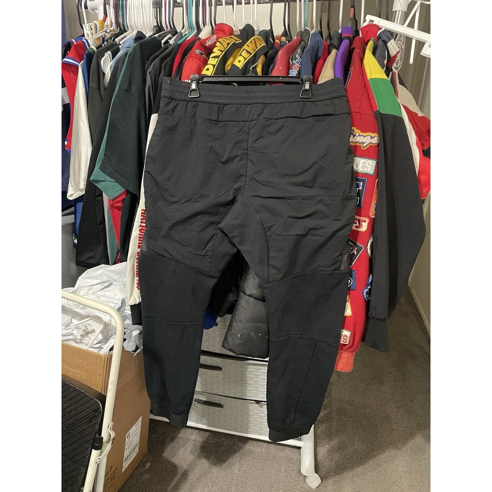 Nike Size L -Nike Tech Winterized Lined Sweatpants Triple Black Size US 33 - 2 Thumbnail